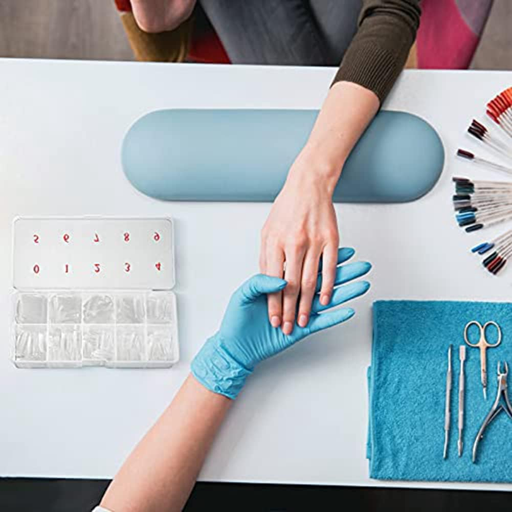 Nail Tip Box Empty Nail Tips Organizer Storage Fingernail Box Spaces Storage Case Container Nail Box Grid Box image number 4