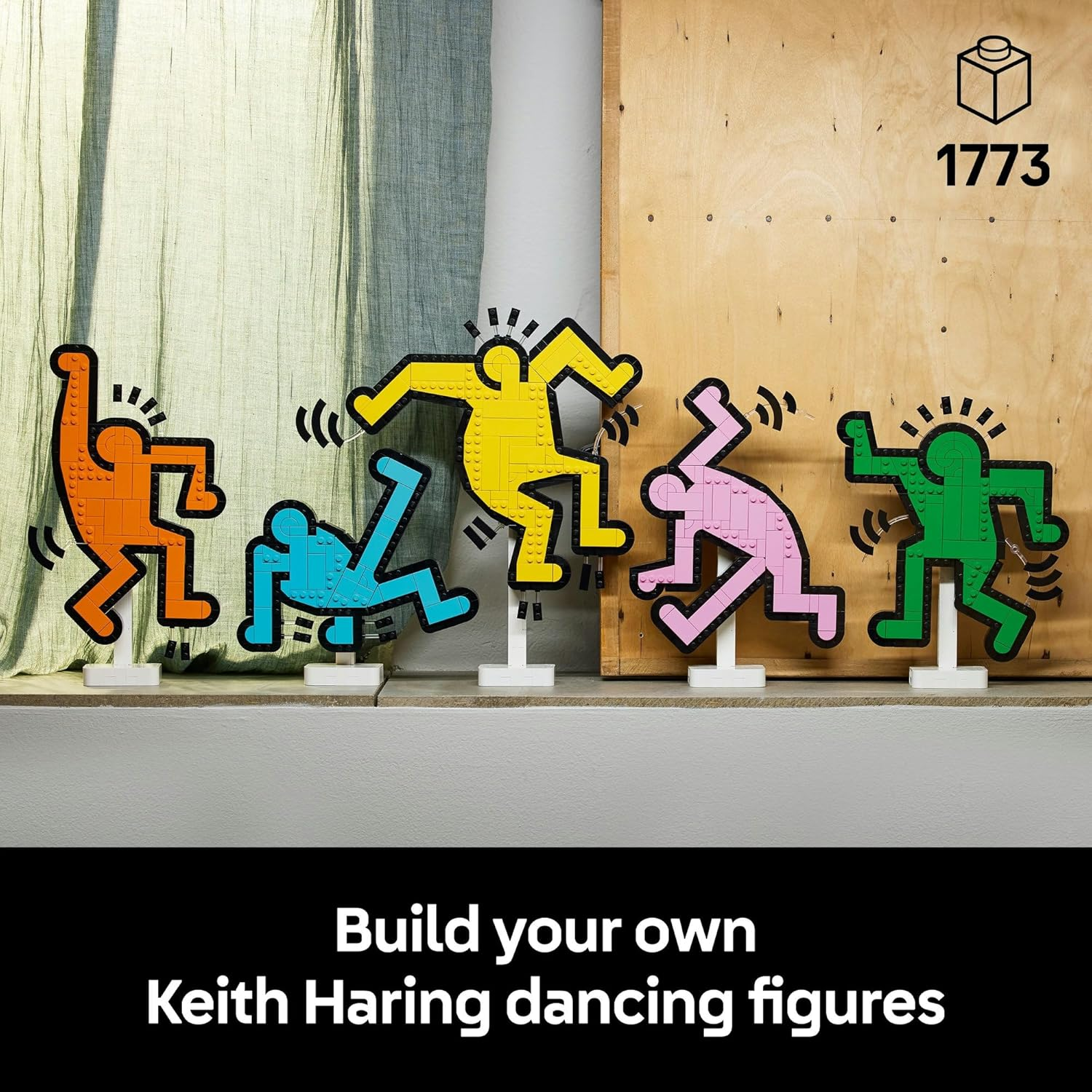 LEGO&reg; Art Keith Haring &ndash; Dancing Figures 31216 Living Room Decor, Building Set for Adults, Wall Artwork, Toys Idea for Men, Women and Any Artists Who Love a Creative Activity image number 1