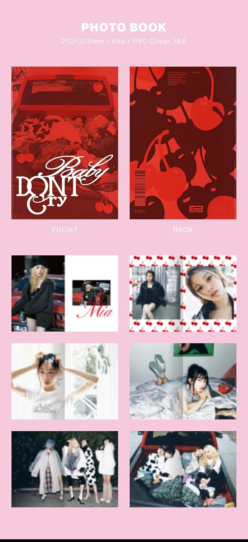 Baby DONT Cry F Girl Official MD Photobook with Tracking Sealed image number 2