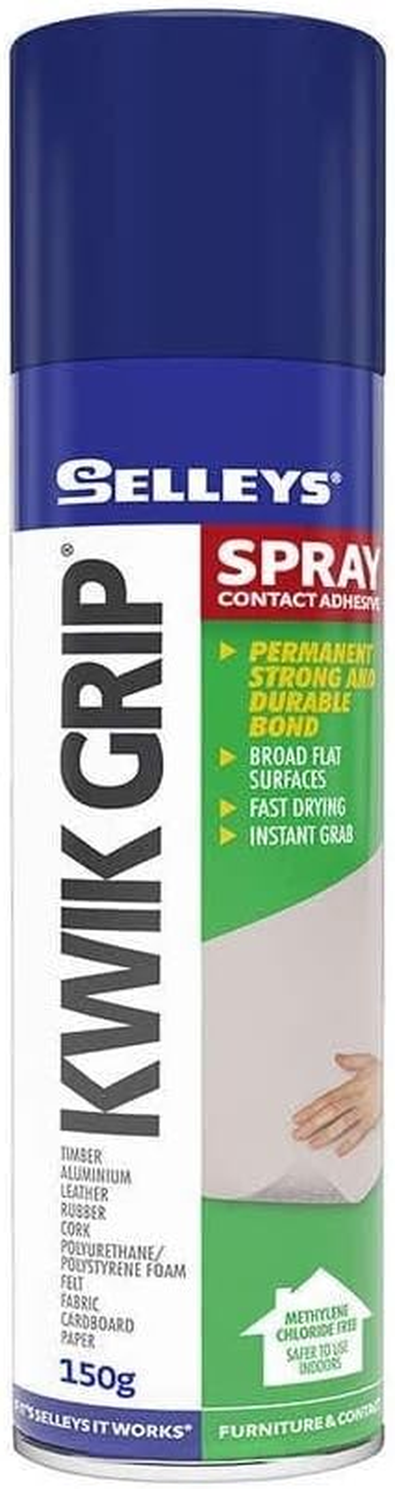 Selleys Kwik Grip Contact Adhesive Spray 150 G