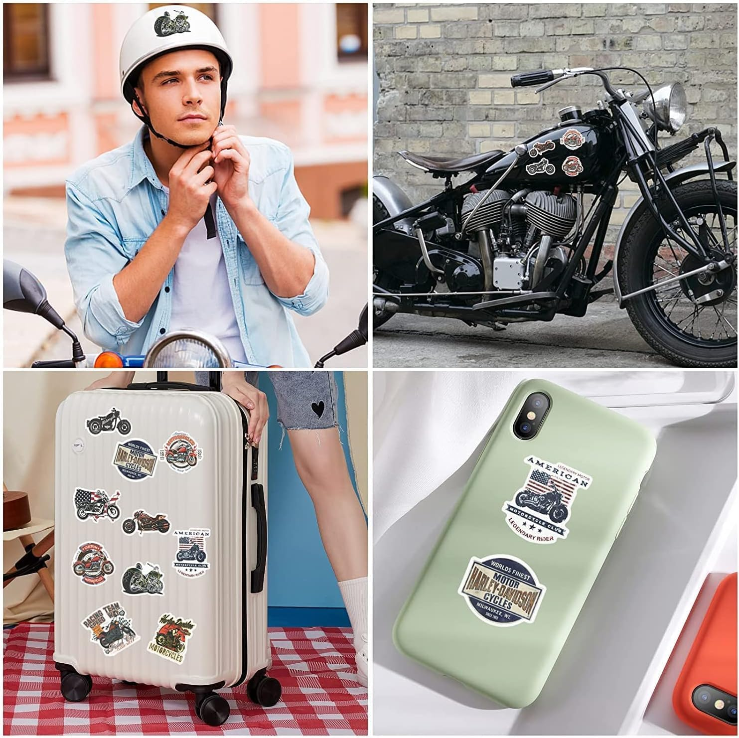 Vintage Motorcycle Bottle Opener Gifts for Men, Unique Beer Gift Birthday Present for Men Dad image number 6