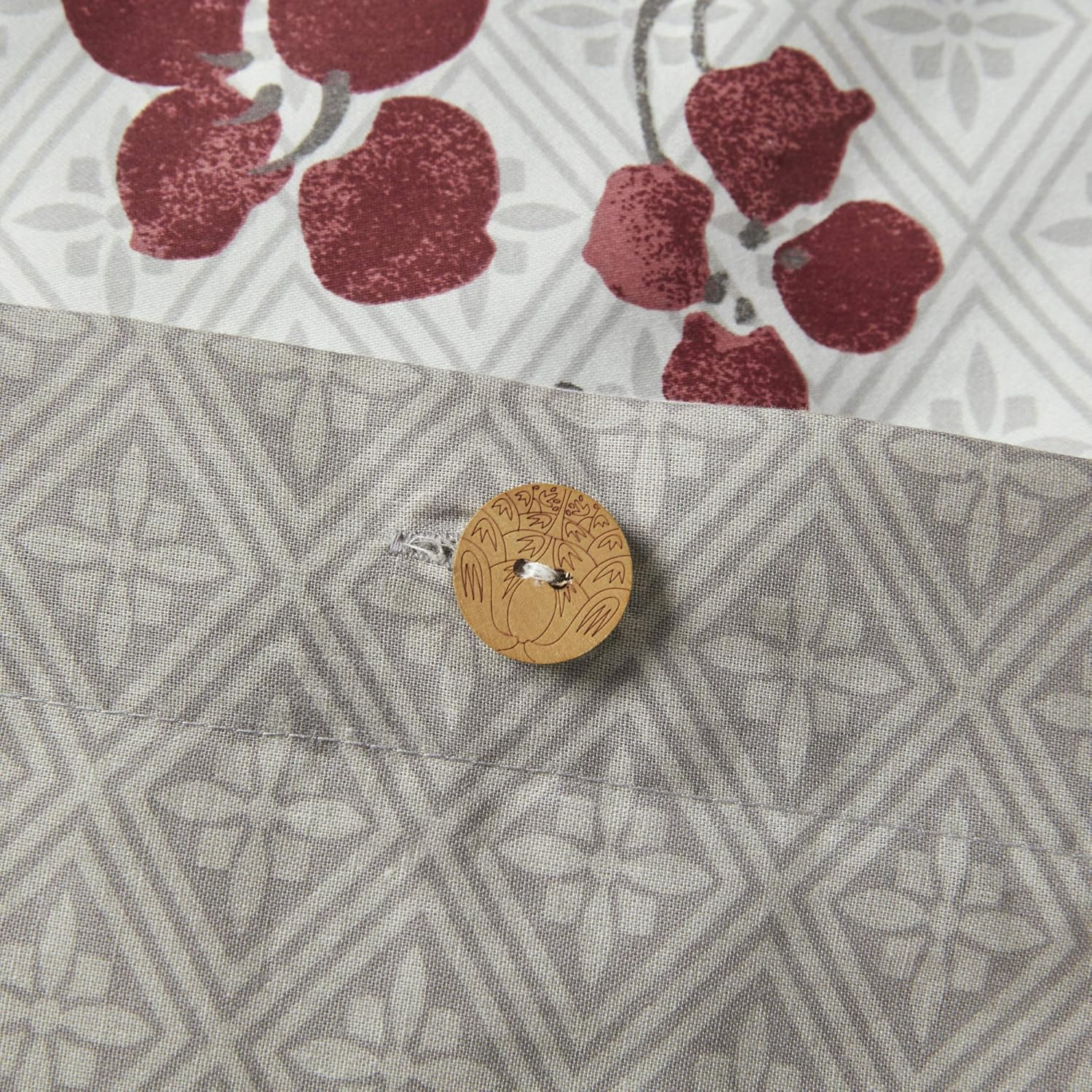 N Natori Cherry Blossom Mini Duvet Set, King, Multicolored image number 2