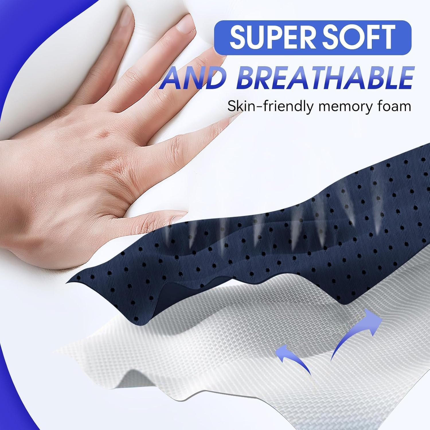 TOPOINT Zero Eye Pressure 3D Sleep Mask, Ideal for Travel, Night Work, Napping, Side and Office Use for Both Men and Women 5.4