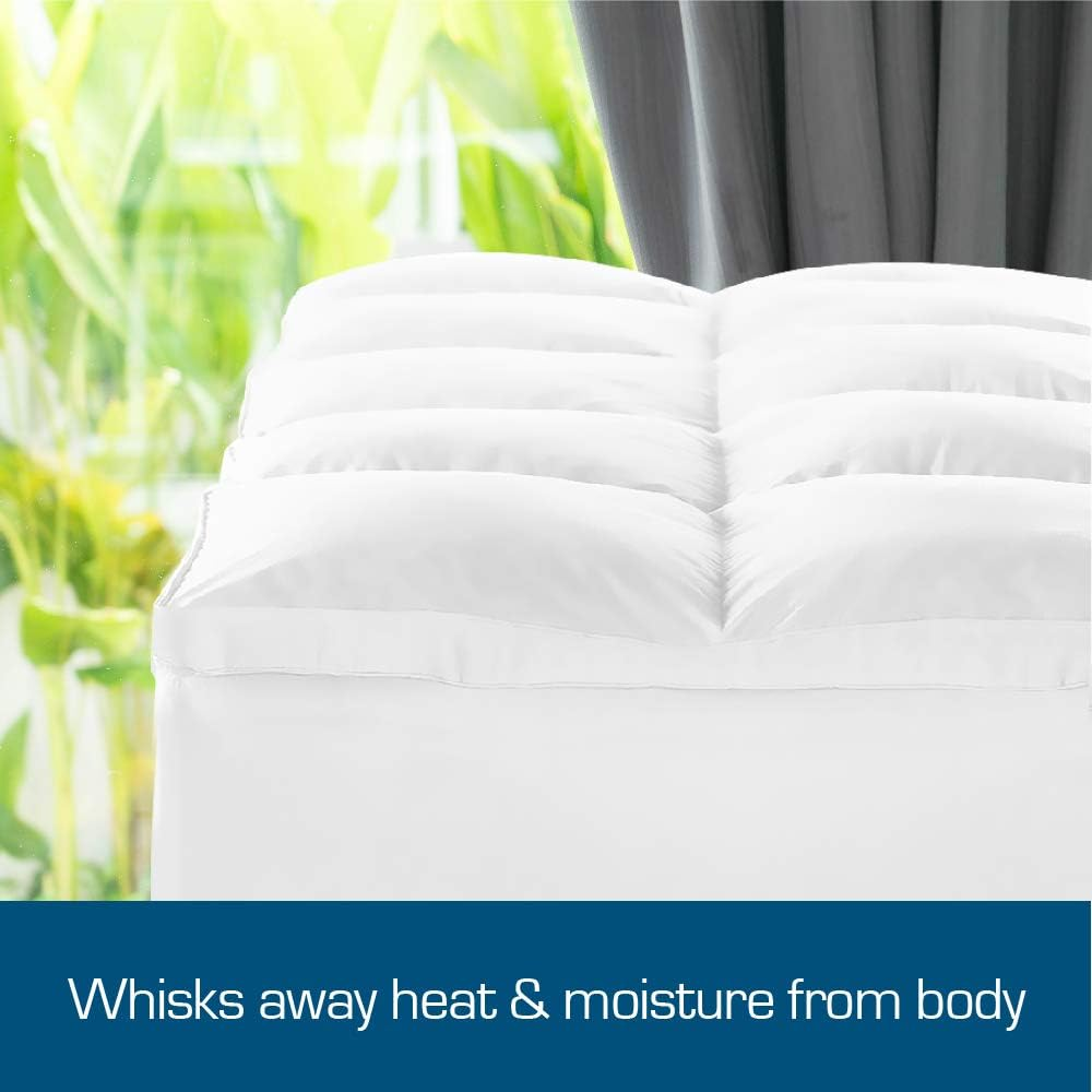 Coolmax Bamboo Mattress Topper (Double) image number 2