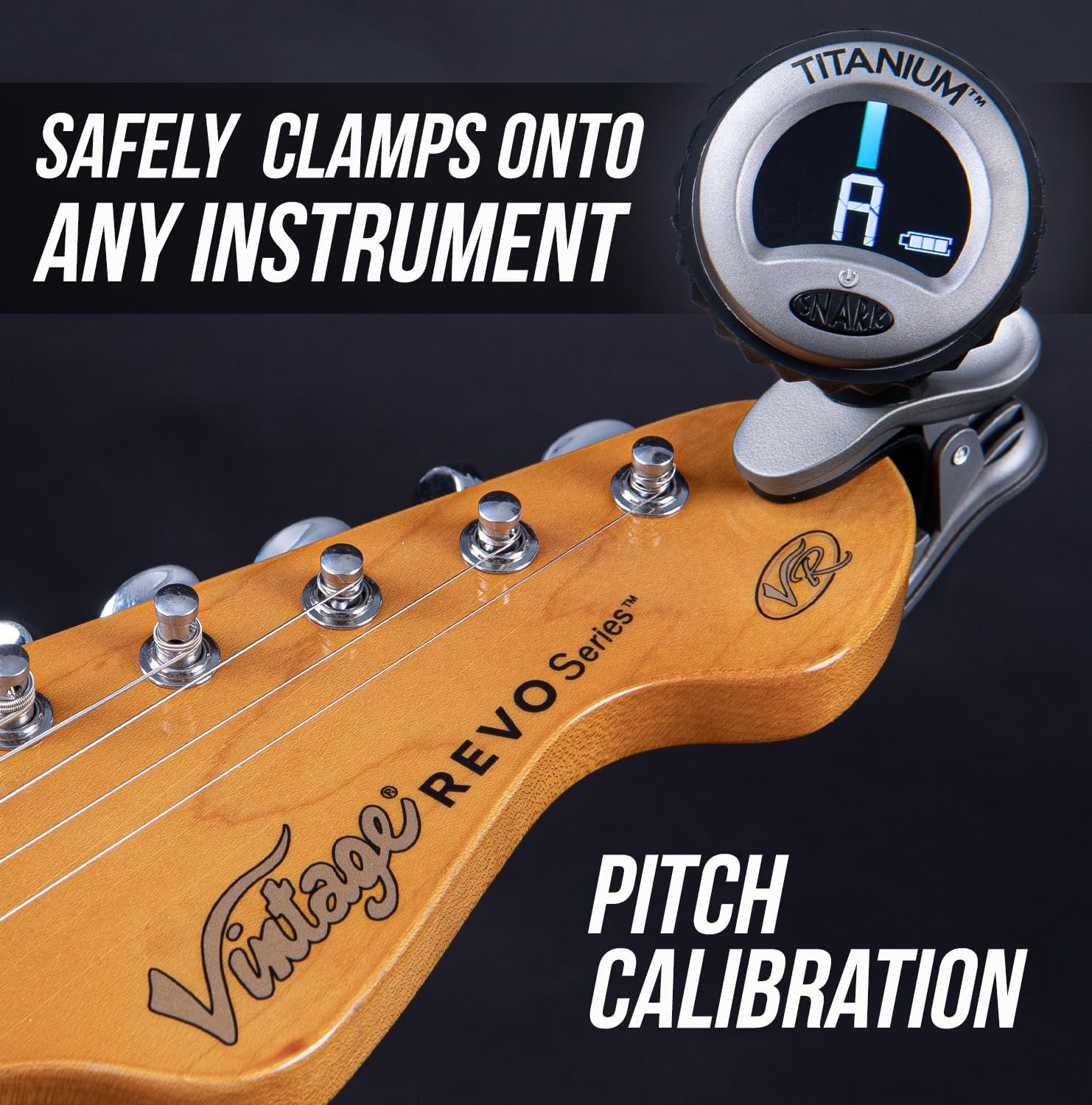 SNARK ST-8 Titanium Rechargeable Guitar Tuner (ST8-TITANIUM) image number 4