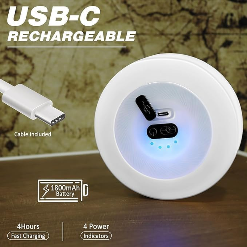 Roll up 2 in 1 Camping Lights Str-Ing Rechargeable Portable for Outdoor Indoor Holiday Festival Decoration - Warm White 33Ft