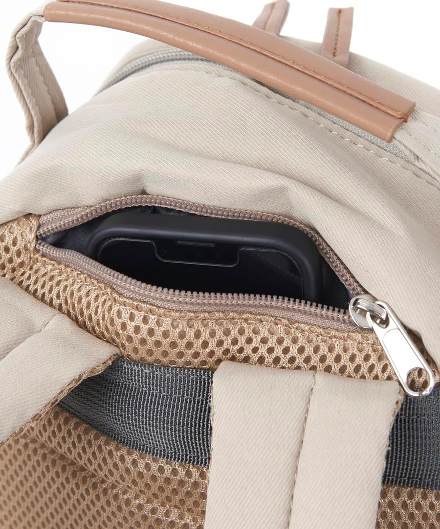 Anello Grande GHM0554 Motte Backpack, Lightweight, Multiple Storage, A5 - Black image number 3