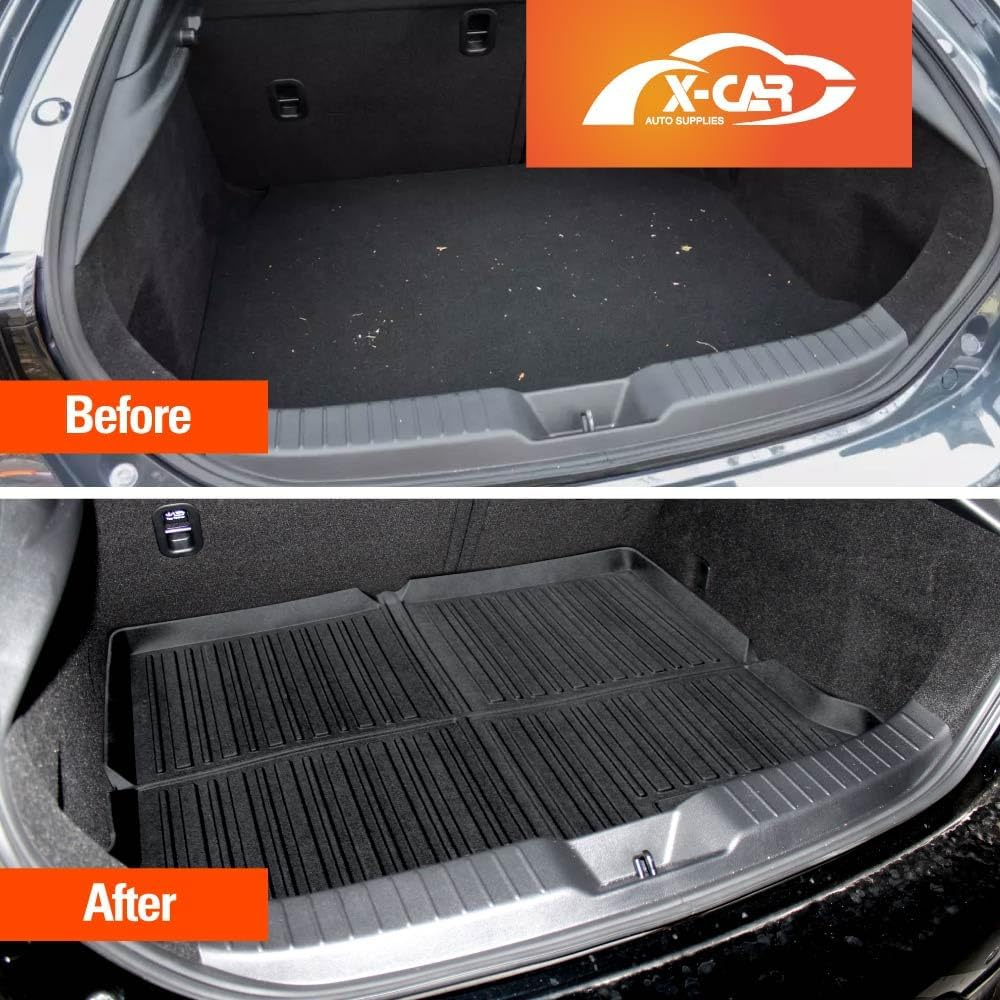 X-CAR Heavy Duty Cargo Trunk Cover Mat Luggage Tray for Mazda 3 Hatch BP Series 2019-2025 image number 2