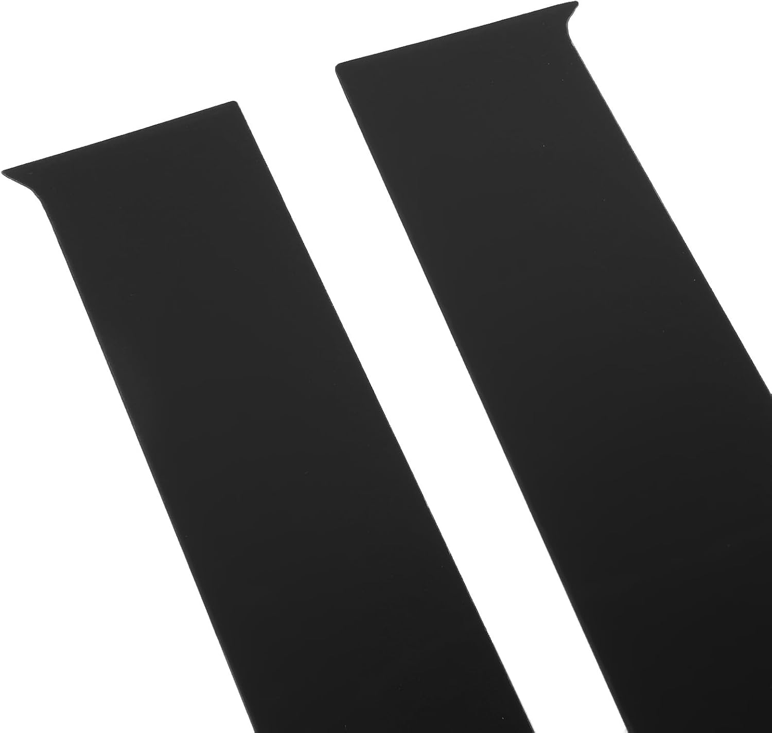 Pillar Posts Door Window Trim, Glossy Black PC Plastic Window Pillar Posts Cover Trim Replacement for Mitsubishi ASX 2011 to 2020, 6Pcs Door Trim Kit, Convenient Installation image number 3