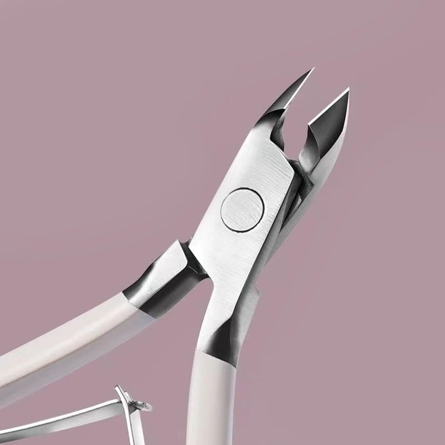 Professional Cuticle Remover & Manicure Kit: Cuticle Cutter, Trimmer, Clippers & Nail Tools Set, Dual-Ended Pusher & Glass Nail File (4-Piece in Leather Case) image number 3