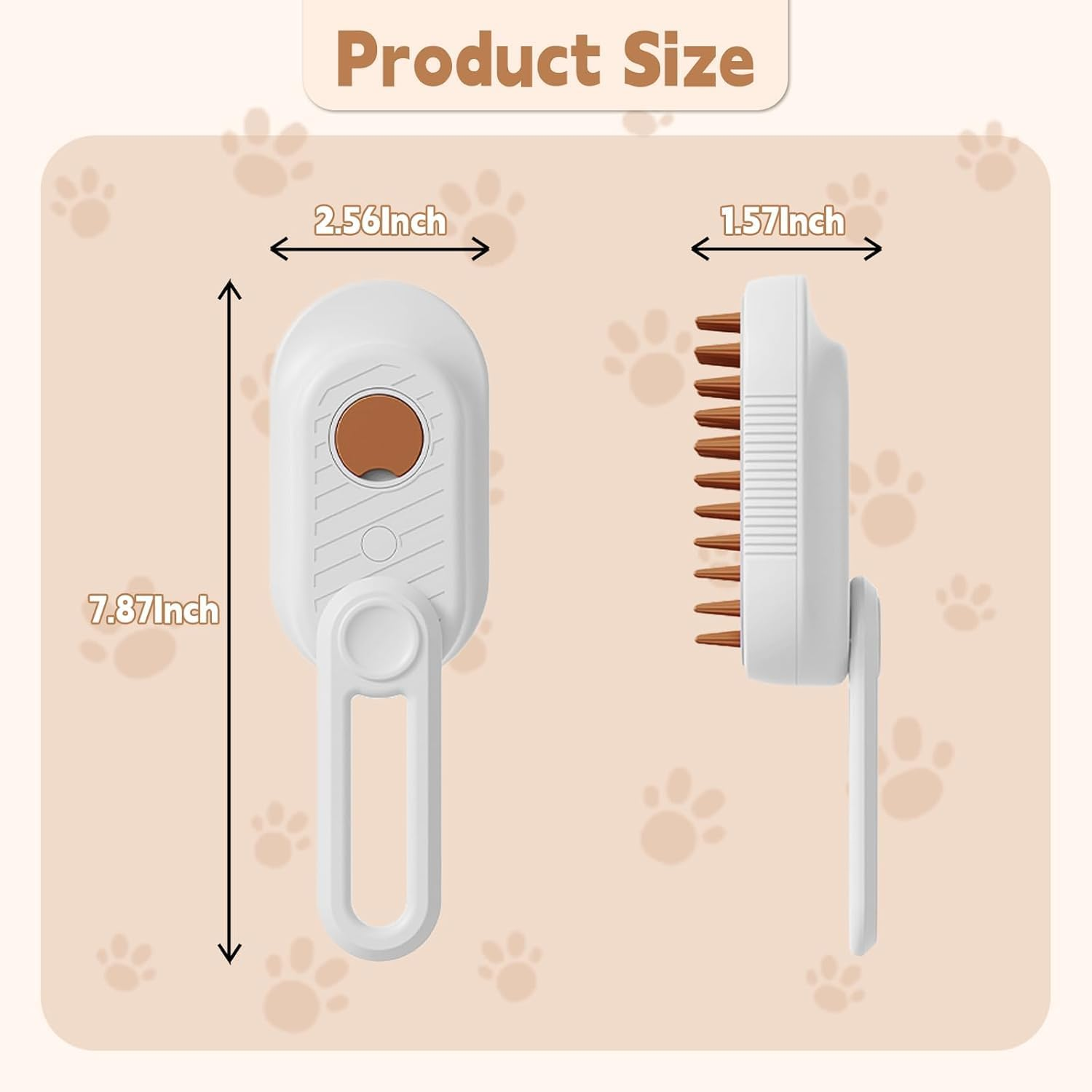 Cat Brush with Steam, 3-In-1 Steam Brush Cat Steamy Brush Cat Steam Brush for Cats with Spray Cat Brush with Water Cats Steam Brush Care Brush for Cats and Dogs for Hair Removal
