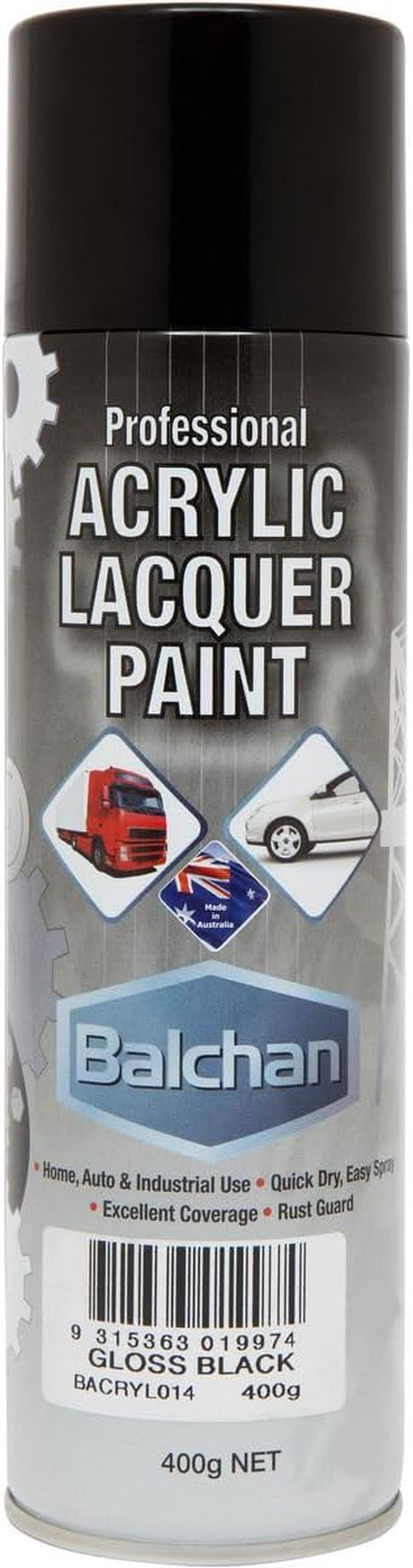 Balchan New Caterpillar Professional Industrial Equipment Paint, Yellow, 400 G image number 1