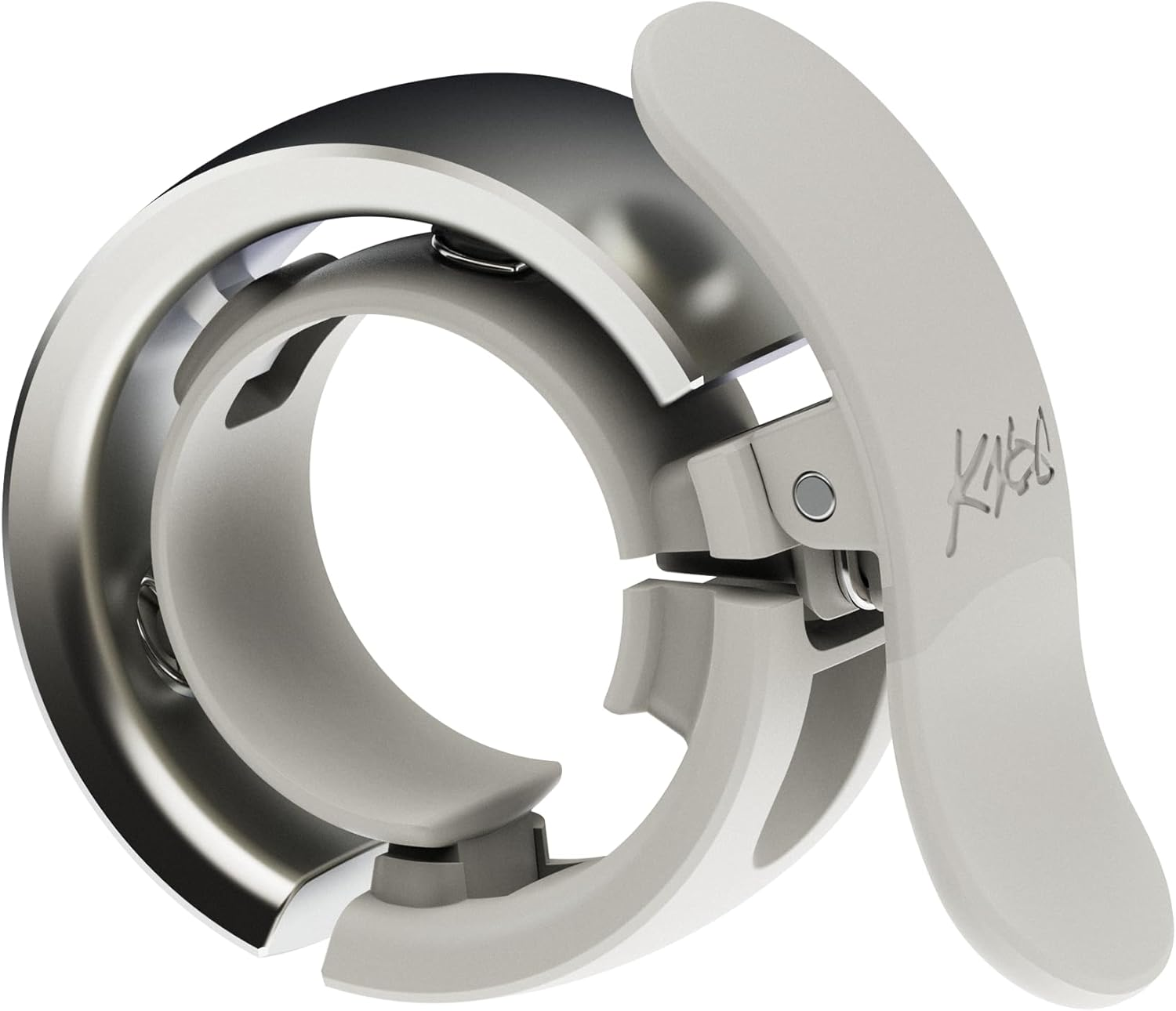 Knog Oi Prima Bike Bell &ndash; Loud 80Db Ring, Wrap-Around Design, WAVETEK Hammer, Durable Build, Easy Install &ndash; 2 Sizes to Ensure Correct Fit