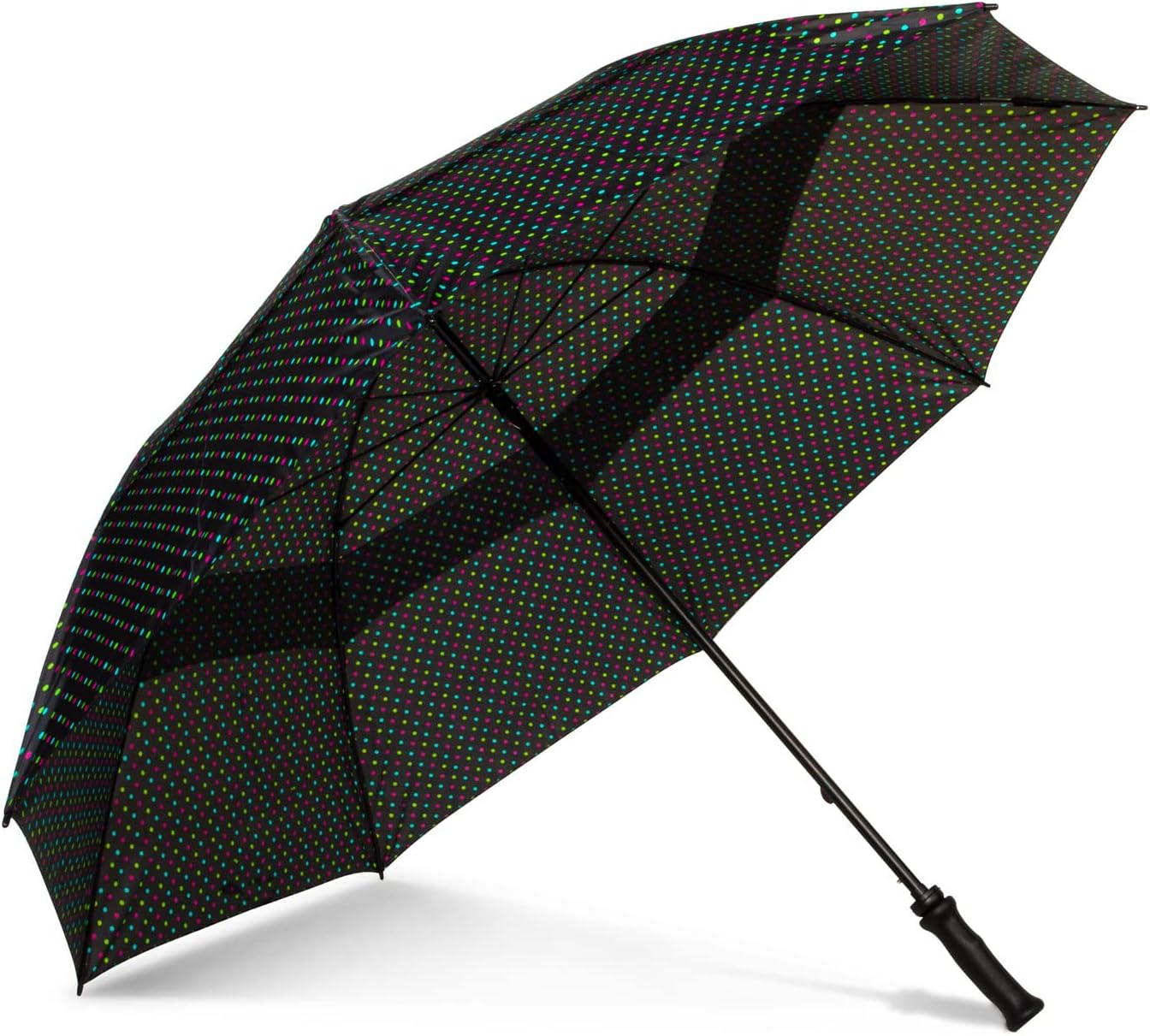 Shedrain Windjammer Vented Auto Open Golf Umbrella, Funfetti, Funfetti, 1 Pack, 1 Pack