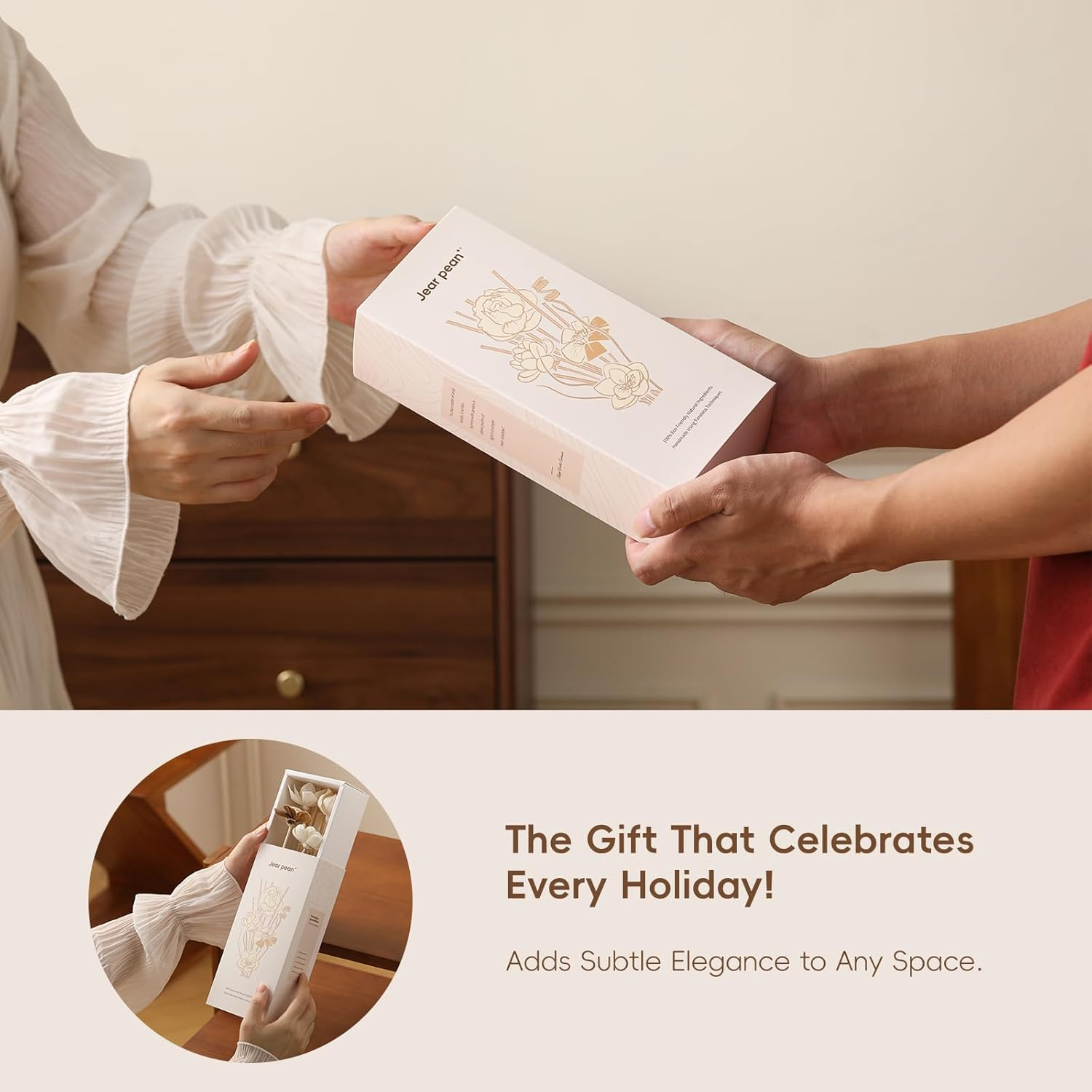 Reed Diffuser Sticks, 12Pcs Natural Flower, White Paper Core Material, Perfect for Living Room, Kitchen, Bedroom, Decor image number 5