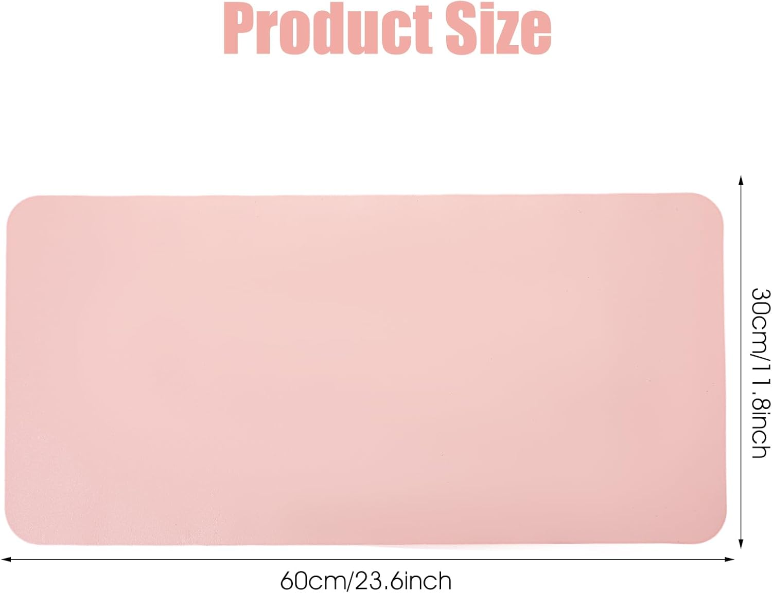 Kifmurase Pink Nail Art Table Mat, Foldable Nail Hand Rest Pad for Nail Arm Rest Cushion (MAT ONLY), Soft Microfiber Leather Nail Mat on Manicure Nail Table Pad Desk for Manicura Salon Room image number 1