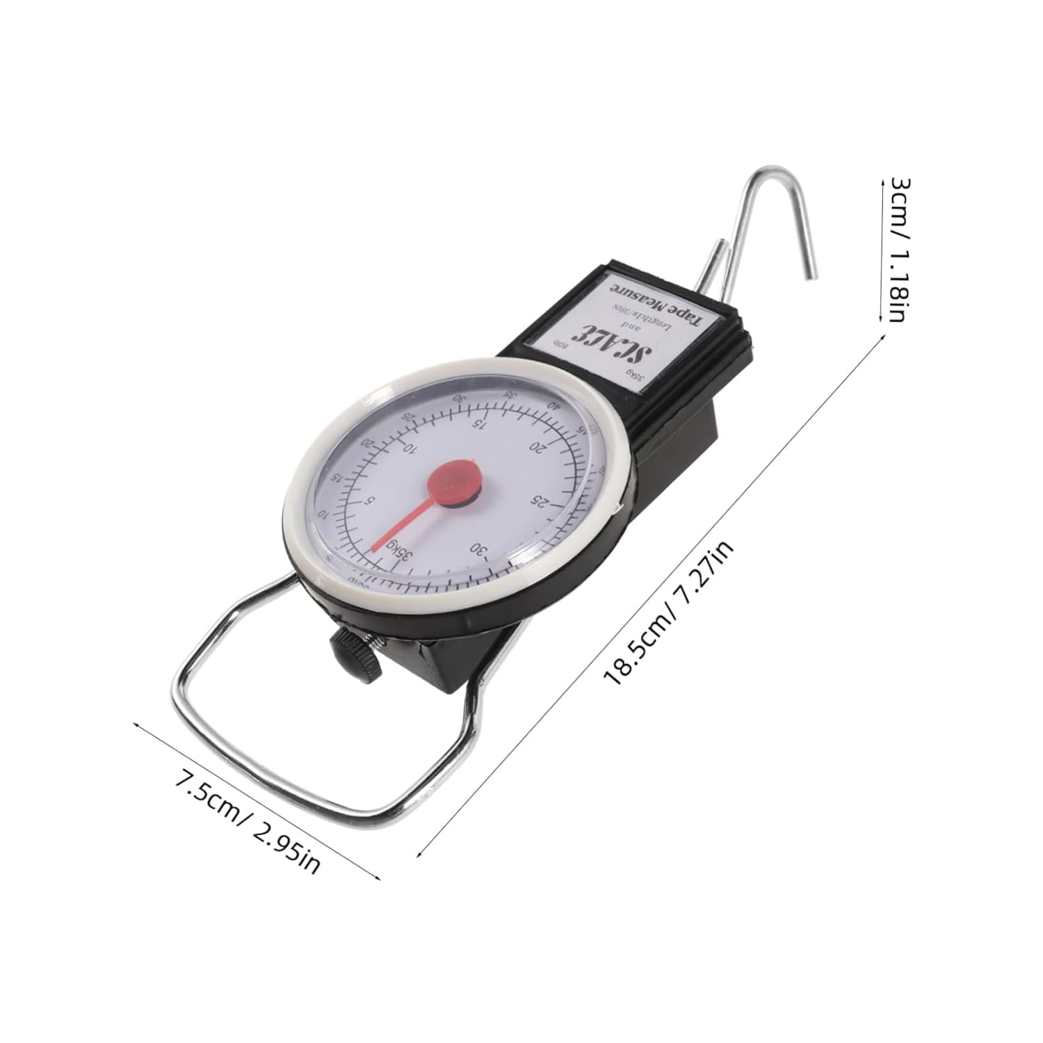 Amosfun Luggage Scale Travel Manual Spring Scale for Weight Measurement for Fishing for Travel and Suitcase image number 6