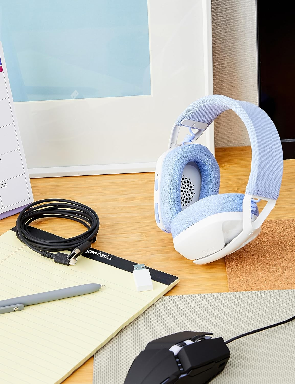 Logitech G435 LIGHTSPEED Wireless Bluetooth Gaming Headset, Lightweight Over-Ear Headphones, Built-In Microphones, 18H Battery, Compatible with Dolby Atmos, PC, PS4, PS5, Mobile Phone, Nintendo Switch image number 4