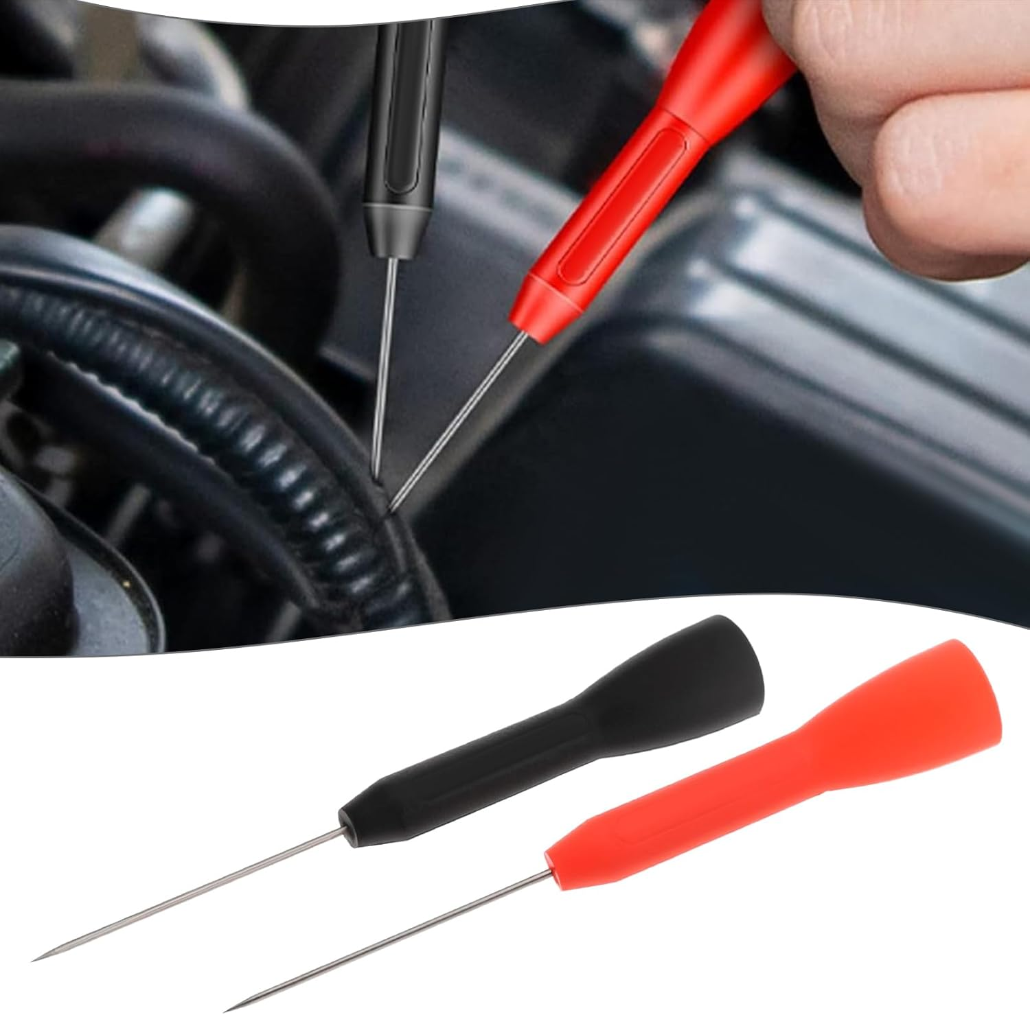 Be in Your Mind 4PCS 1Mm Electrical Test Probes Length 8.5Cm Suitable for Various Multimeters Fit 2Mm Probes Fine image number 1