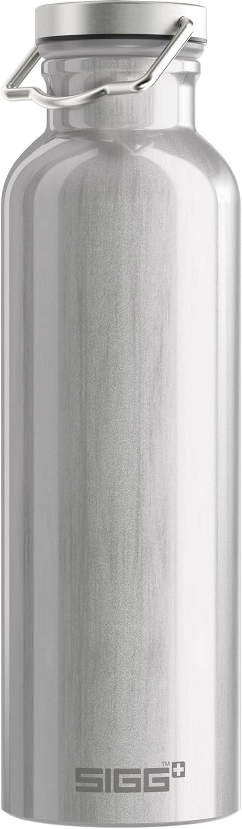 SIGG Original Red Water Bottle (0.75 L), Pollutant-Free and Leak-Proof Metal Bottle, Lightweight and Sturdy Aluminium Bottle with Screw Cap