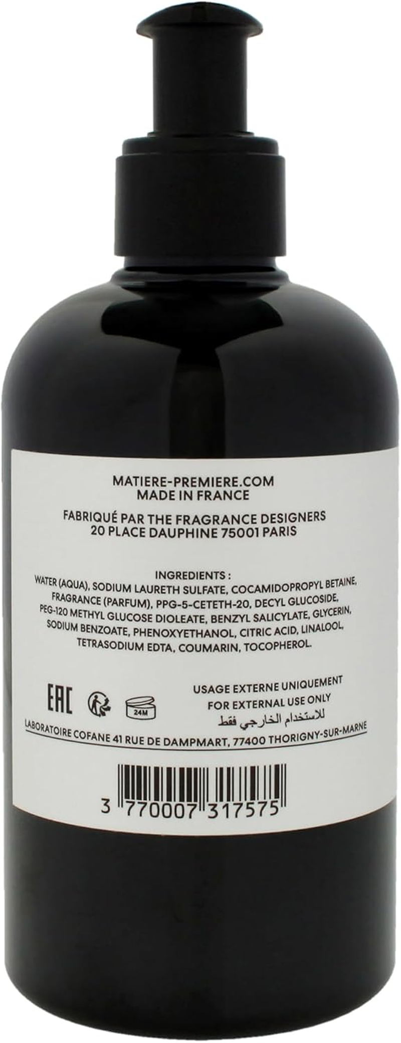 Hand and Body Wash - French Flower by Matiere Premiere for Unisex - 10.14 Oz Body Wash