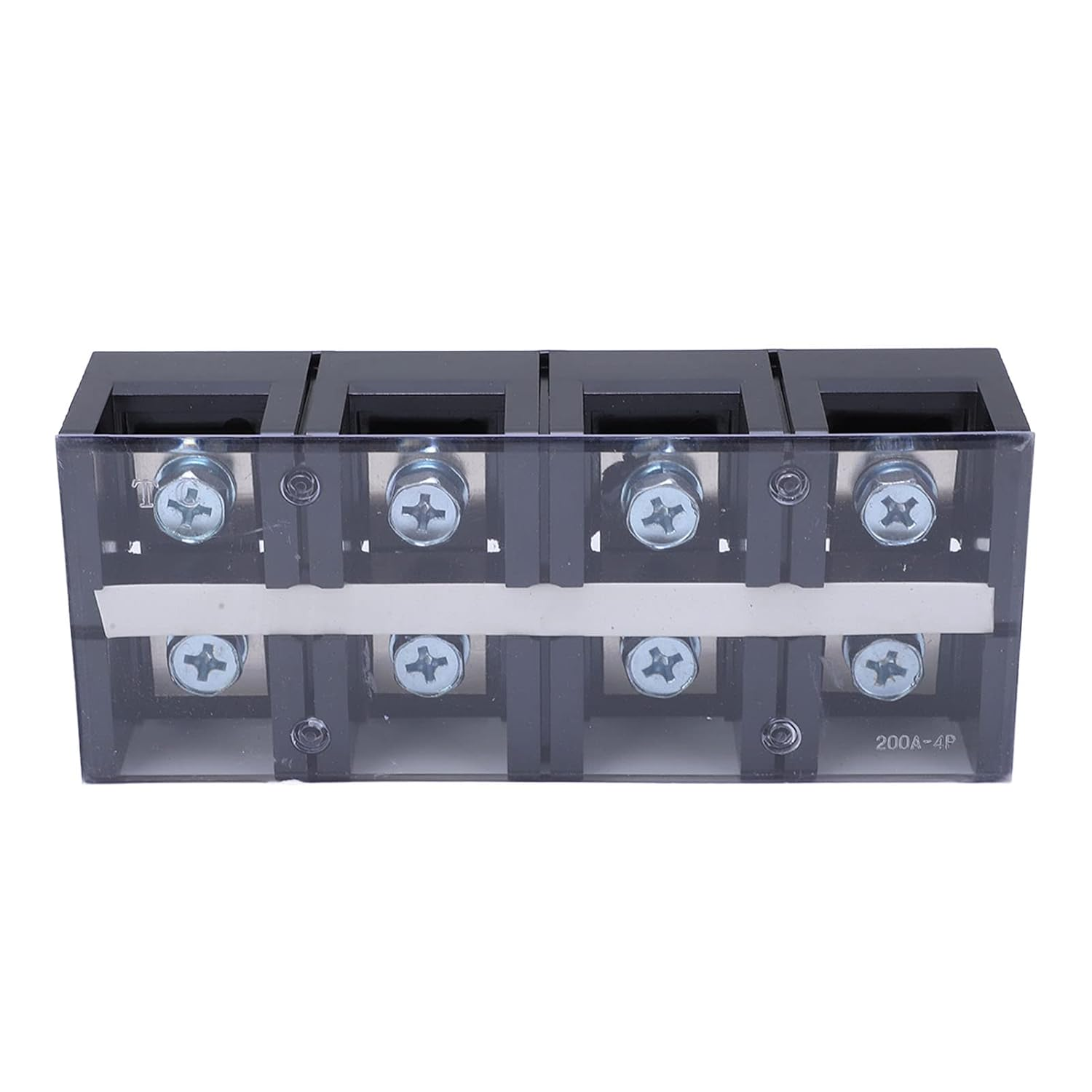 EVTSCAN Terminal Block Screw Type Dual Row 4 Position Strip 200A Barrier for Electrical Connection image number 5