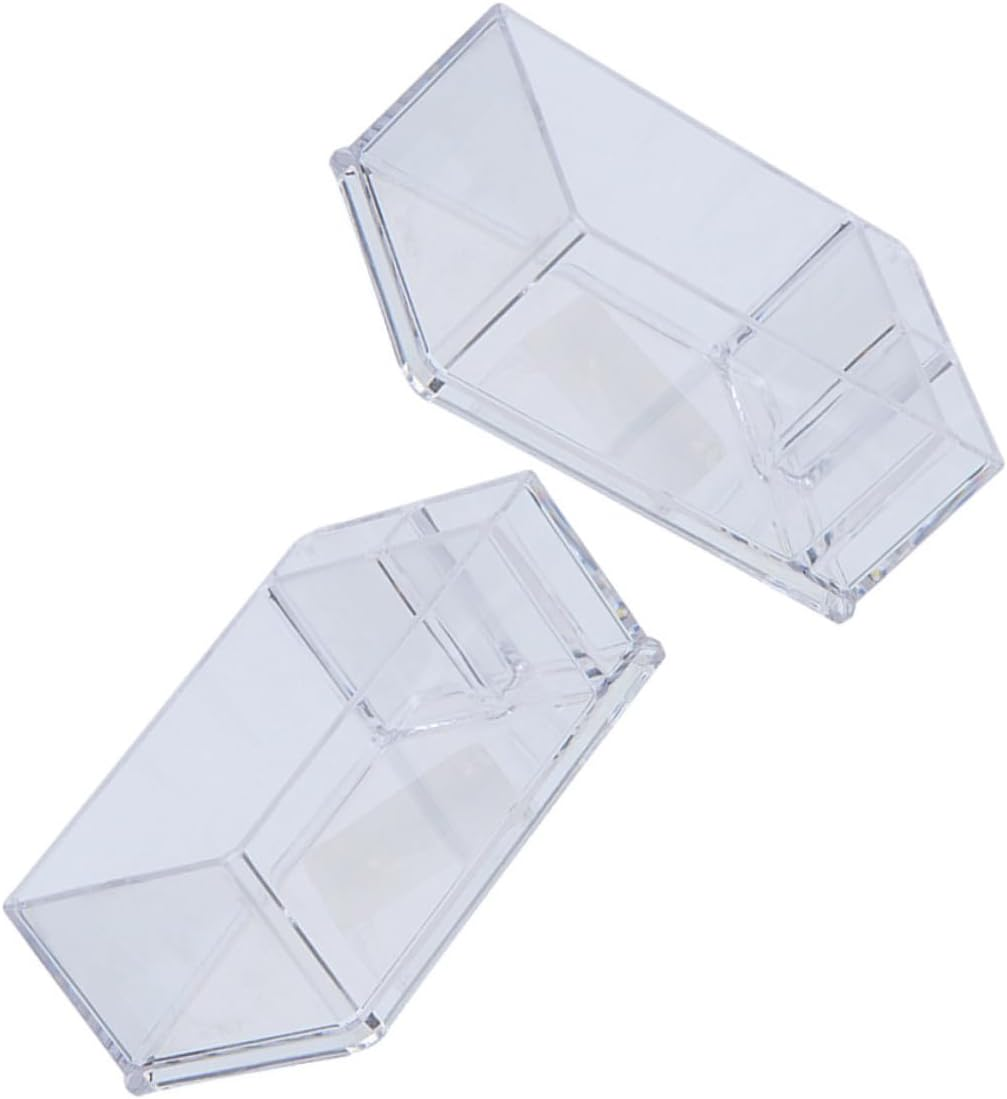 2Pcs Tissue Holders Desktop Napkin Dispenser Convenient Tissue Case for Home Office Restaurant Use image number 3