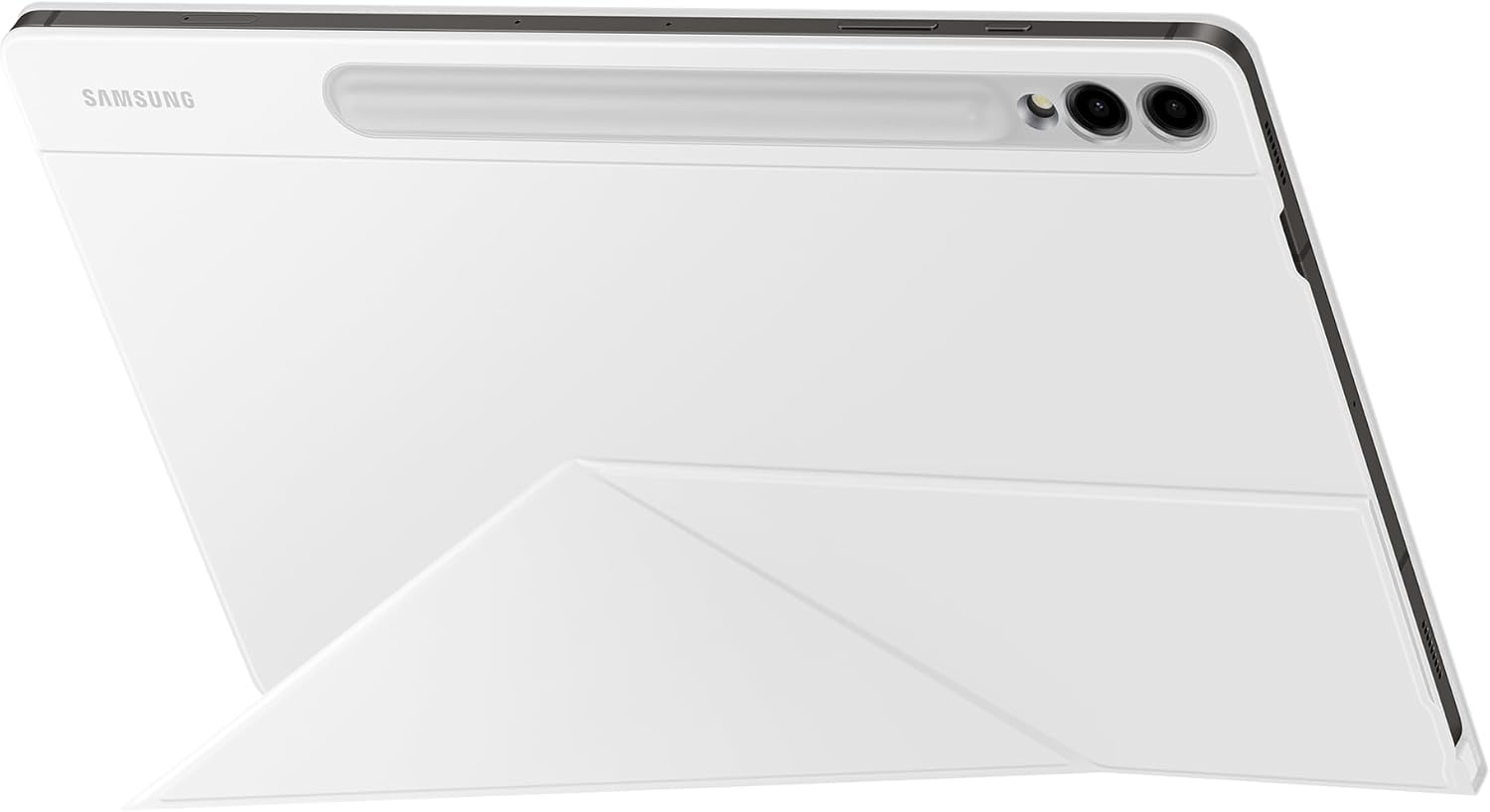 Samsung Smart Book Cover for Galaxy Tab S9+, White - Black image number 2