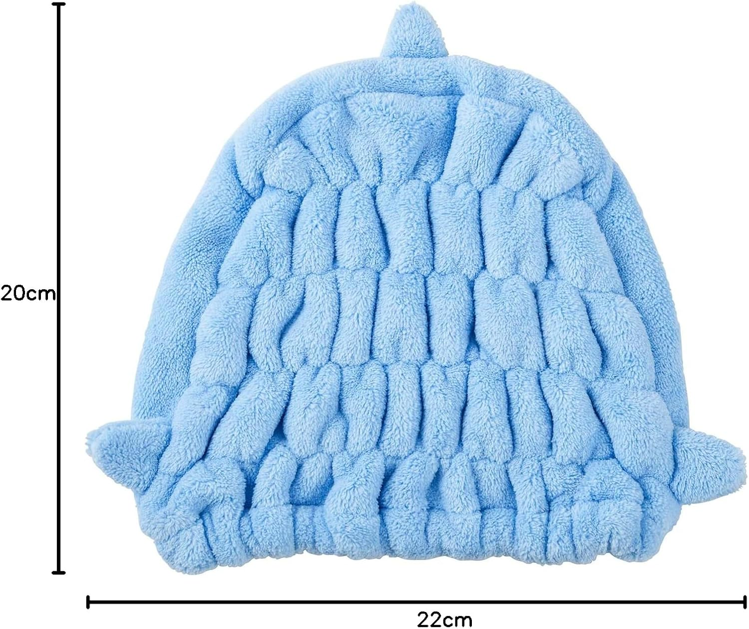 Liv Heart 17813-61 Hair Cap, Animal Towel, Dolphin (Total Length: Approx. 8.7 Inches (22 Cm), Absorbent, Quick Drying, Soft image number 7