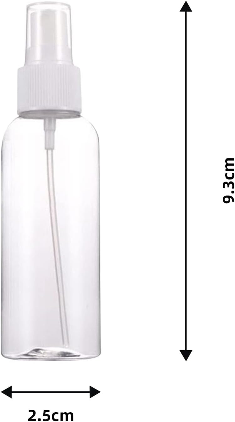 Travel Bottles, 3Pcs Mini Spray Bottles, Atomiser Spray Bottle, Reusable Plastic Mini Travel Sprayer Bottles Set, Small Refillable Containers for Travelling, Cosmetic, Perfume, Essential Oil, 20Ml image number 5