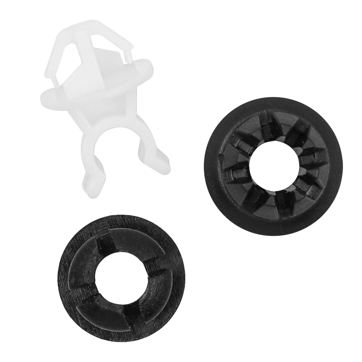 30 PCS NUZAMAS Hood Prop Rod Holder Black White Hood Rod Clip Engine under Cover Splash Suction Shield Car Hood Rod Holder Suction 91503-SS0-003 for Most Automobile