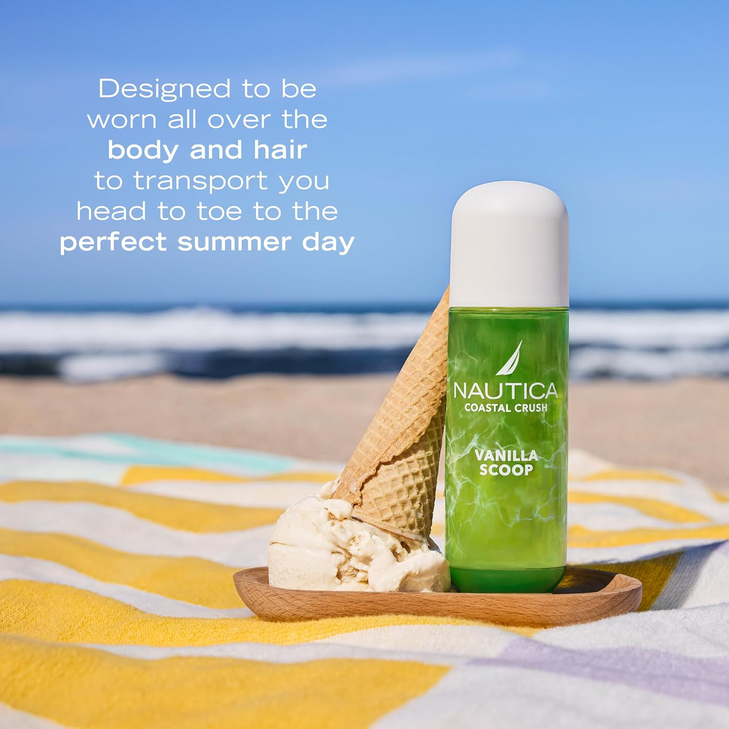 Nautica Coastal Crush Vanilla Scoop Body Mist, 236Ml image number 6