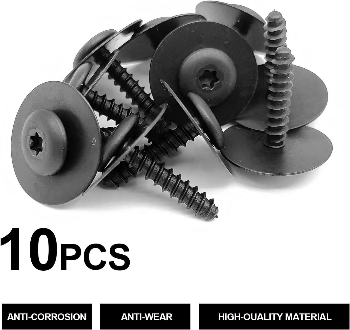 Fender Liner Splash Shield Bolt Screw 11548270 Compatible with GM Chevro-Let Camaro Colorado Cruze Equinox Impala Malibu Traverse Cadillac ATS CT6 CTS XT5 XTS image number 6