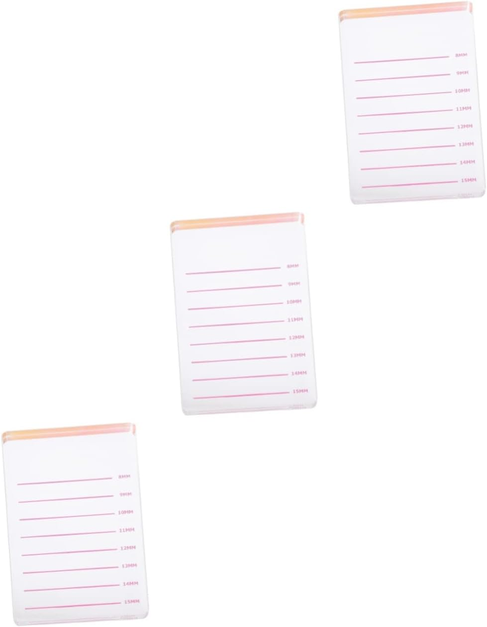 Minkissy 3Pcs Grafting Eyelash Blooming Plate Lash Operation Platform for Eyelash Extensions Grafting Pad Beauty Tool for Lash Bed Use image number 6