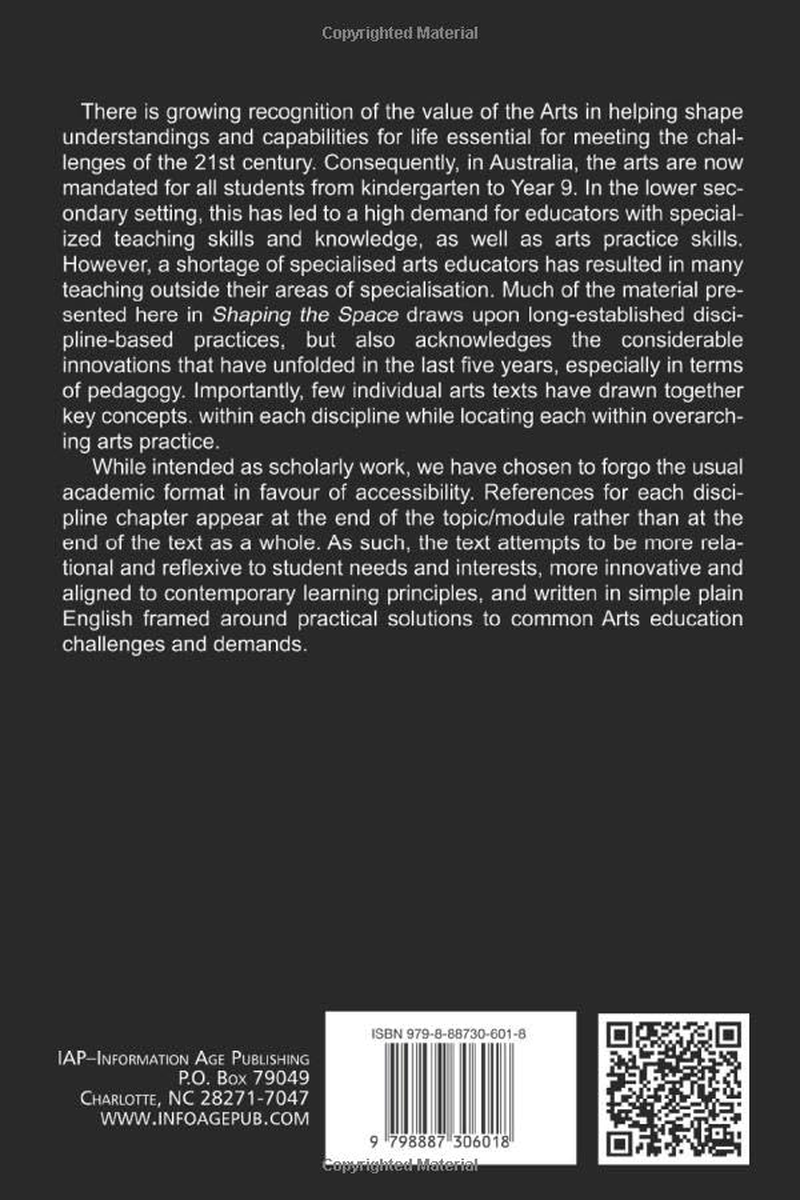 Shaping the Space: Teaching the Arts in Lower Secondary Years