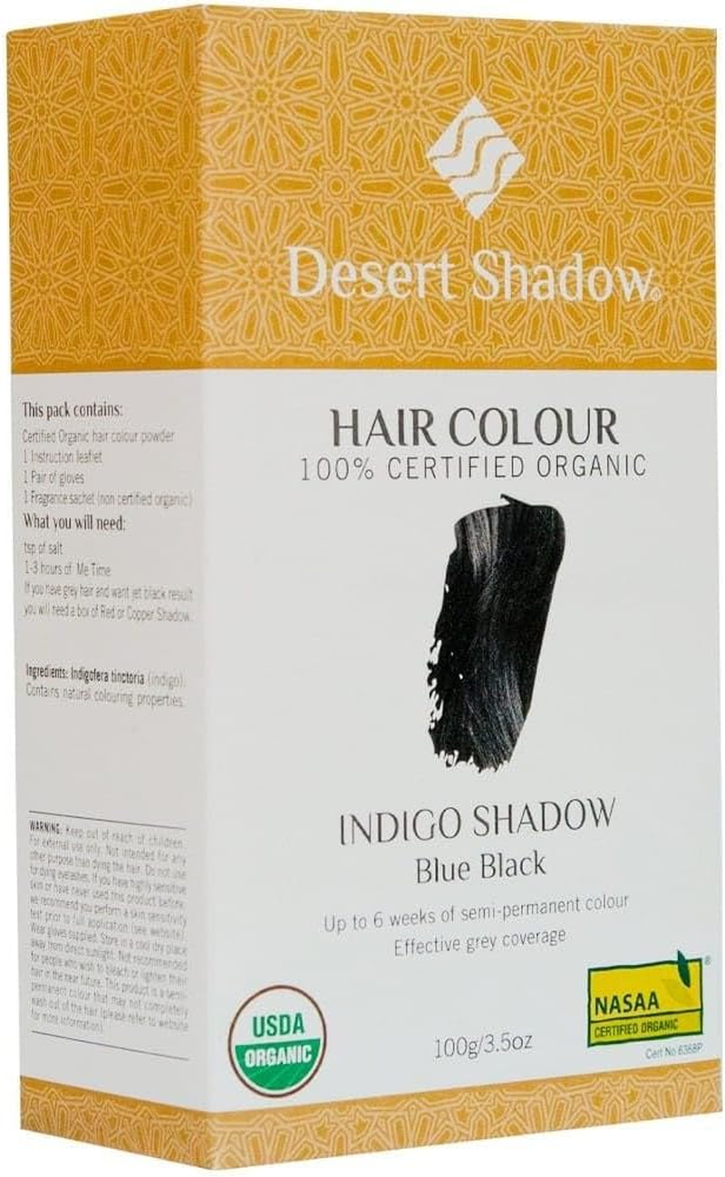 Desert Shadow Organic Hair Colour Indigo Shadow 100 G image number 1
