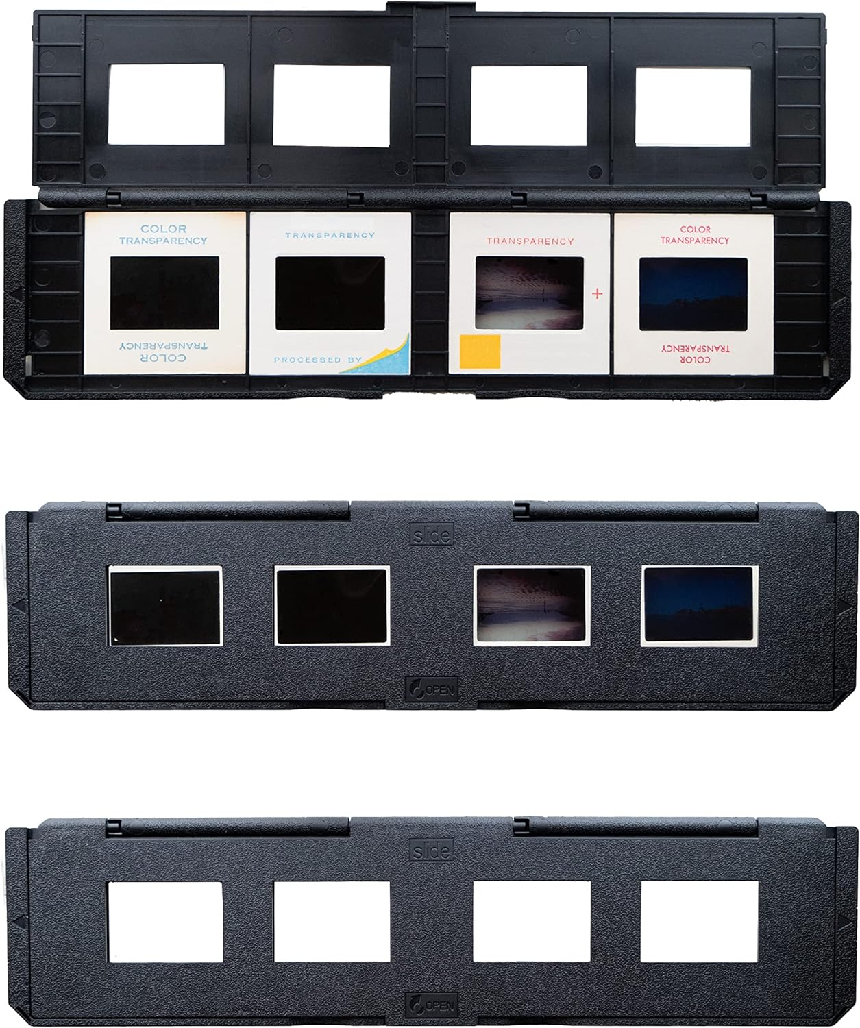 Magnasonic Long Tray Slide Film Holder for 35Mm Compatible Film Scanners, Holds 4 Slides to Speed up Processing Time, Easy to Use, Gently Flattens and Protects Film Edges - Set of 3 (ST01) image number 4