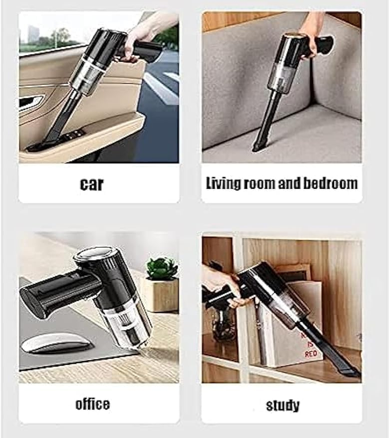Askan Handheld Vacuum 9000Pa, Powerful Hand-Held Cordless Vacuum Cleaner, Portable Vacuum with 120W Rechargeable Power Wet Dry Hand Held Car Vacuum HEPA Filter for Car, Home, Office image number 1