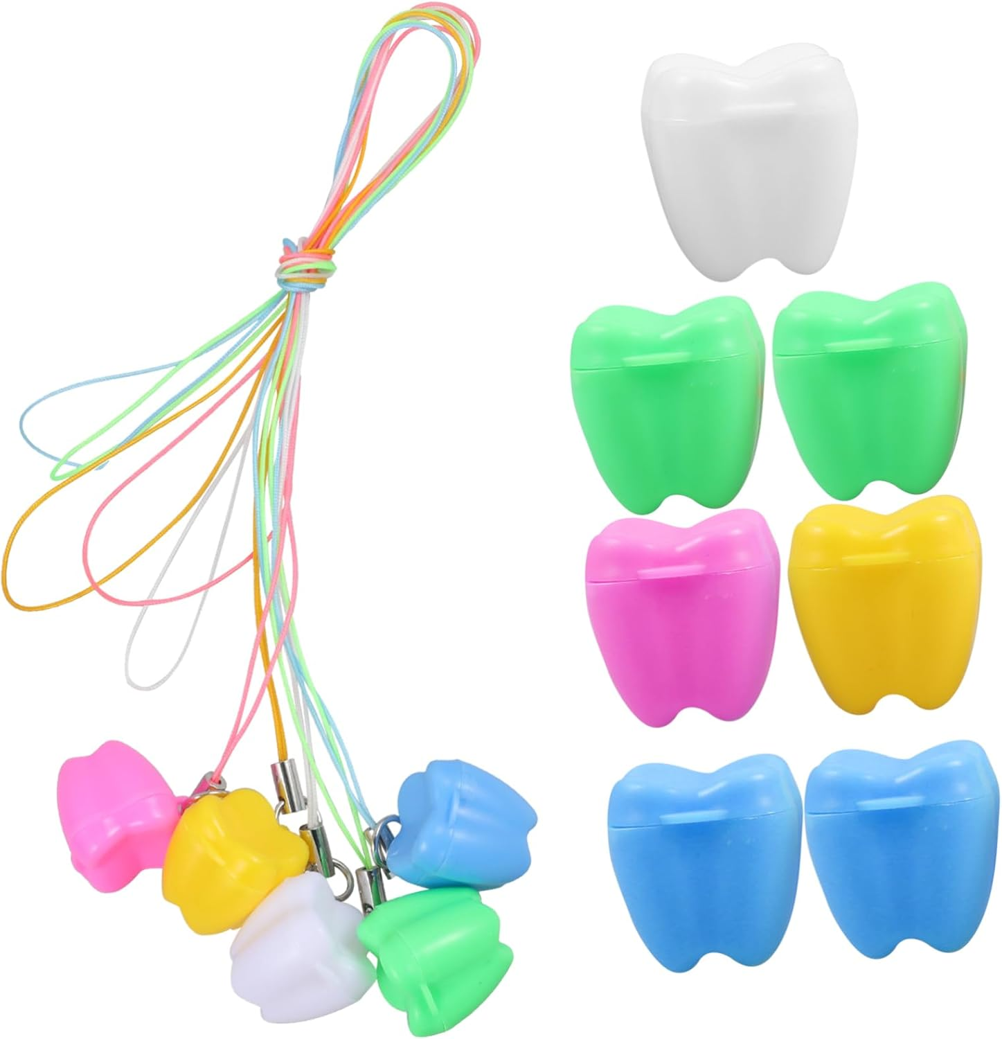 12Pcs Teeth Storage Box Keepsake Case Tooth Holders for Boys and Girls Keepsake Storing image number 1