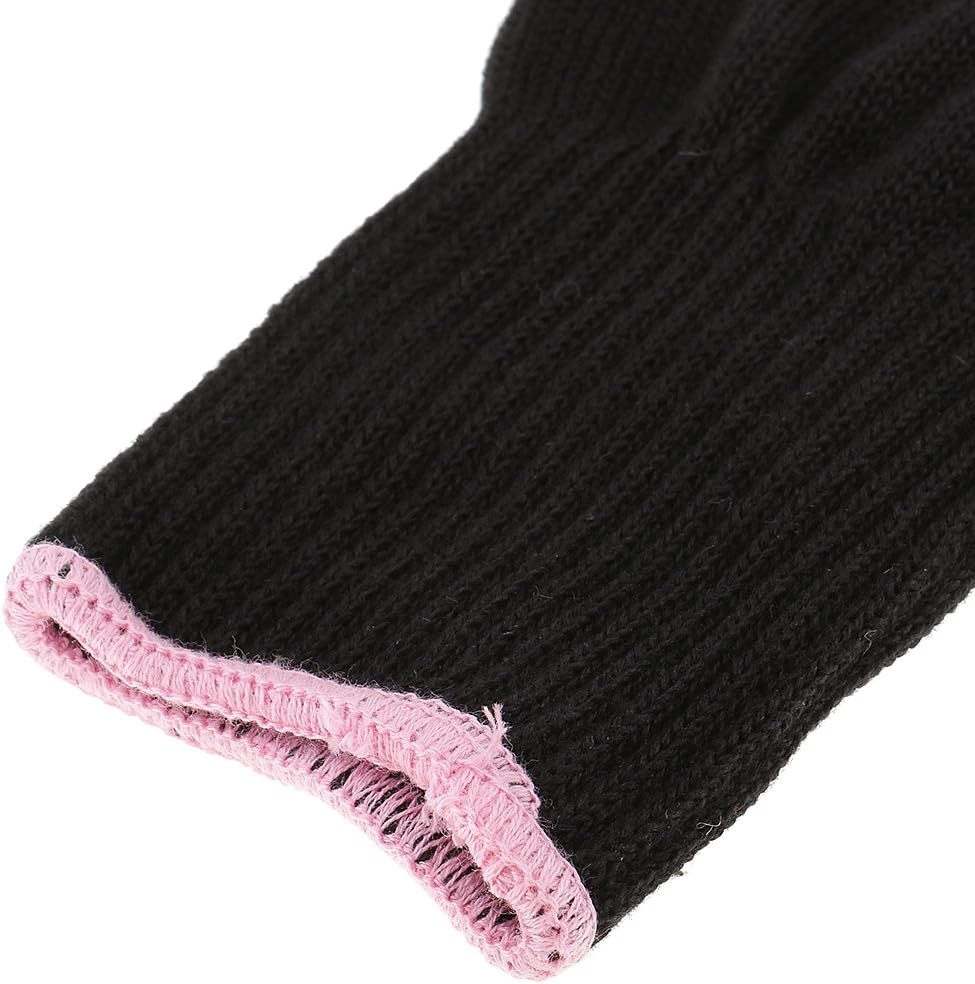 3Pcs Heat Resistant Gloves Curling/Straightening Hair Anti-Scalding Hand Cotton Gloves for Curler, Flat Iron and Curling image number 2