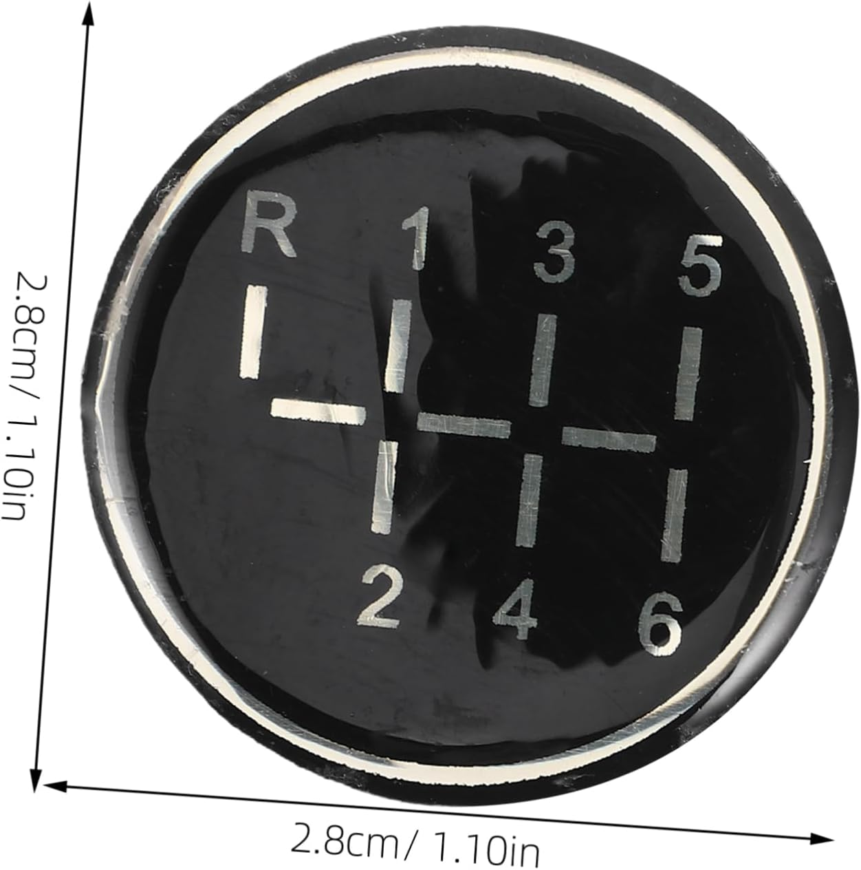 GLEAVI Manual Transmissions Gear Shift Decal Stickers Decorative Gear Shift Sticker for Manual Transmission Trucks Car Accessories 6-Speed image number 1