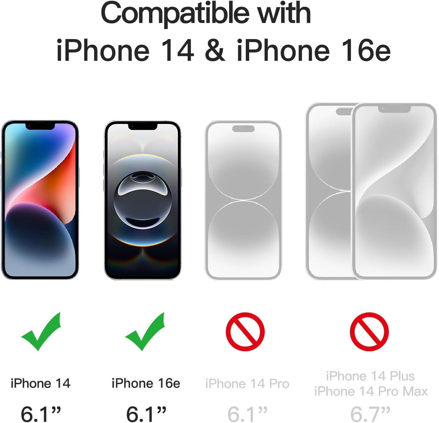 2Pcs Soft PET Film Screen Protector Guard for Apple Iphone 16E Front Bulk image number 4