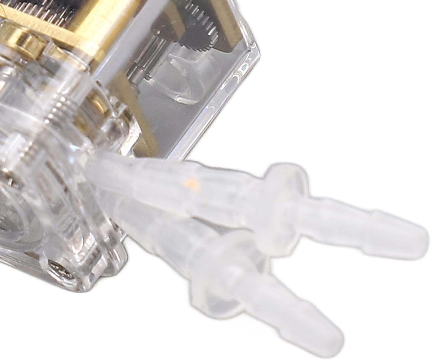 Tnfeeon Micro Peristaltic Pump, 1.5Ml/Min Peristaltic Metering Pump Small Metal Transparent Cover for Beauty Instruments (G15-6V) image number 6