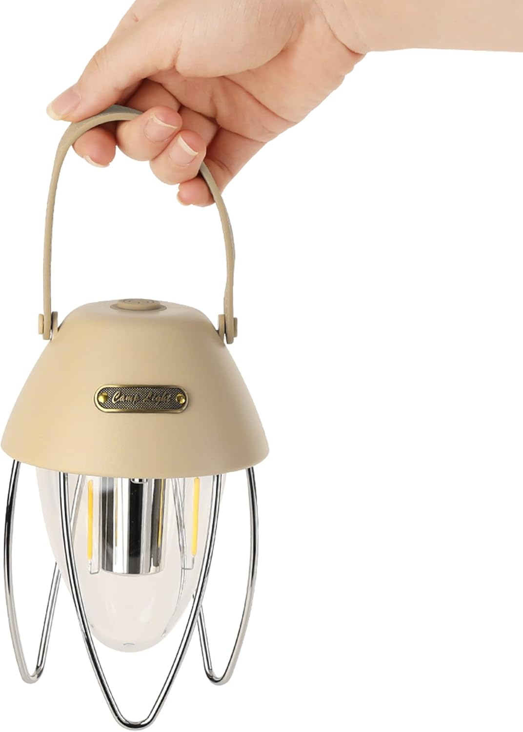 2Pack Vagocom LED Rechargeable Camping Light,Warm White Light/White Light Tent Lamp Lantern Awning Torch with Hook for Camping,Home Power Failure Outages,Emergency,Outdoor,Hiking,Reading,Fishing image number 3