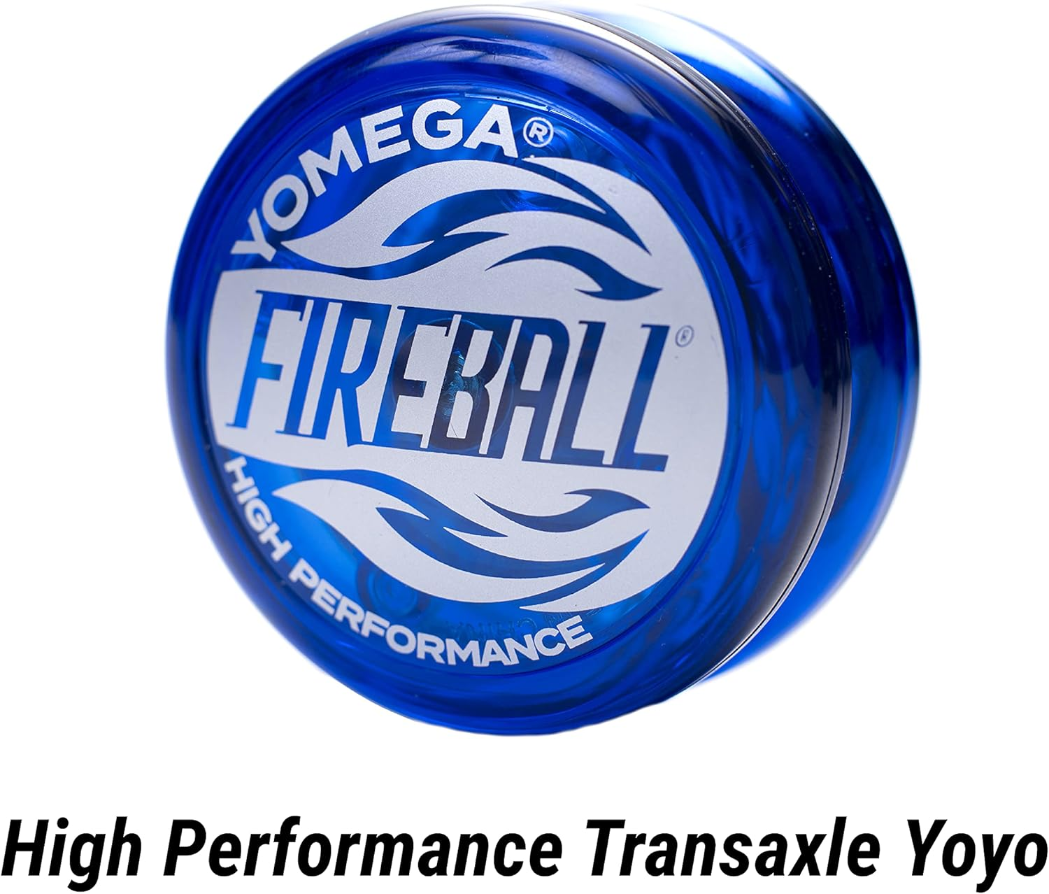Yomega Fireball Yoyo -HIGH Performance Responsive Transaxle Yoyo, Great for String Tricks for Advance Players to Perform like Pros + Extra 2 Yo Yo Strings & 3 Month Warranty (Blue) image number 3