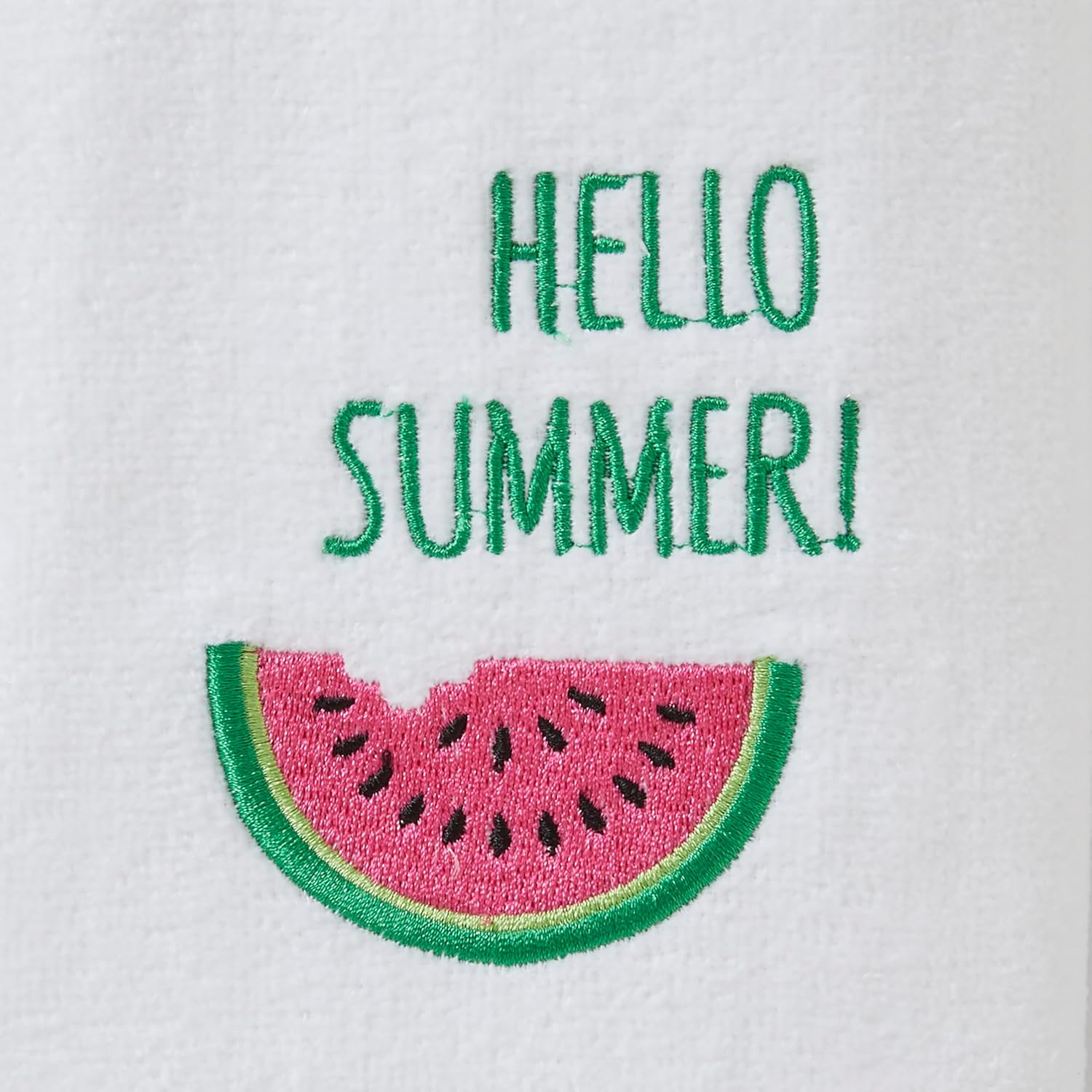 SKL Home by Saturday Knight Ltd. Hello Summer Hand Towel Set, White image number 1