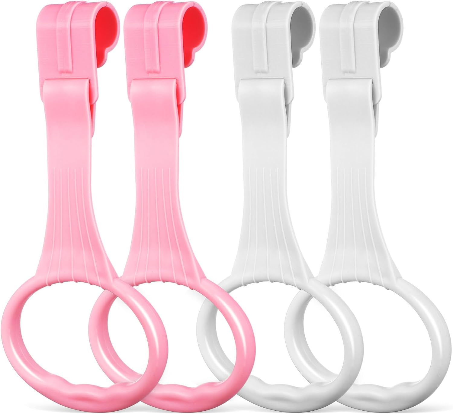 Kisangel 4 Pcs Pull Ring Belt Handles Holder Pull Stand Toy Playpen Rings Pullbup Playpen Pull up Rings Pastel Playpen Hooks Pullup Baby Pull Playpen Accessories Baby Plastic image number 6