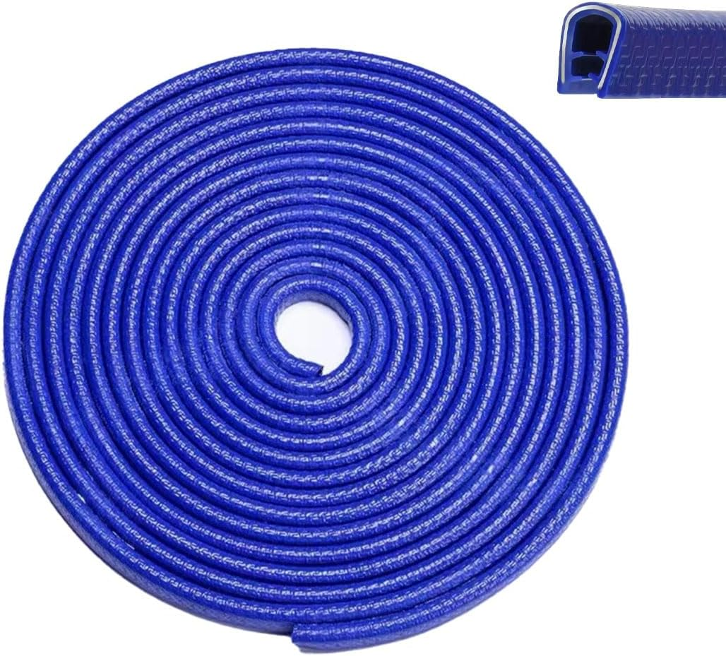 Car Door Edge Guards,16.4Ft (5M) Universal Rubber U Shape Edge Trim,Car Door Protector Edge,No Glue Automotive Door Edge Guard,Automotive Trim,For Cars,Bread Car,Suv (Gray)