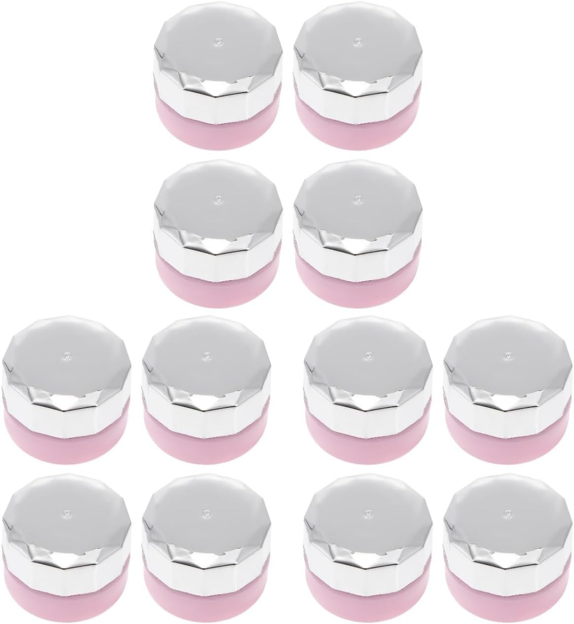 NIYANGLE 12 Pcs Nail Polish Bottle Gel Clear Container Mini Container with Lid Jars Bottles Empty Jar Plastic image number 6