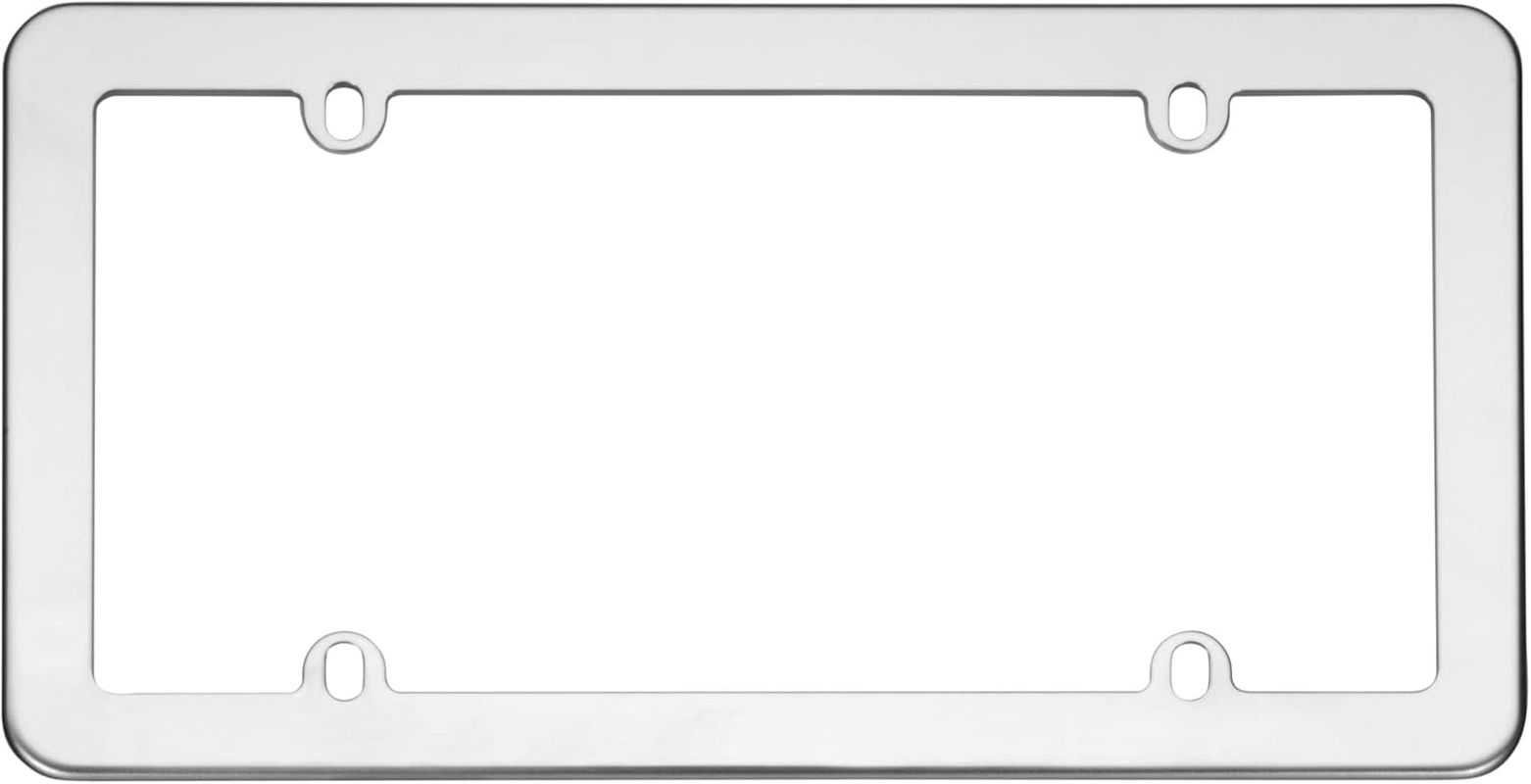 Cruiser Accessories 21010 Stainless Steel Elite License Plate Frame Stainless 1 Frame Stainless Steel image number 2